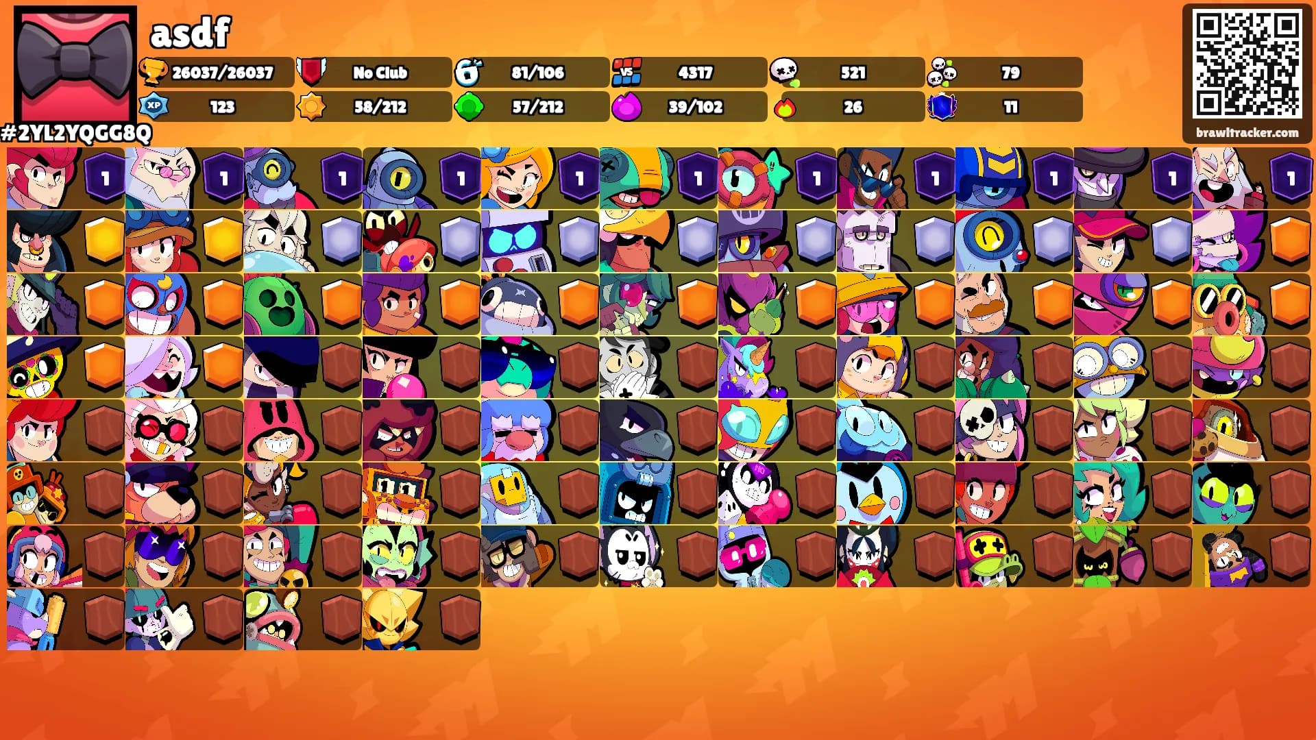 asdf's Ranks