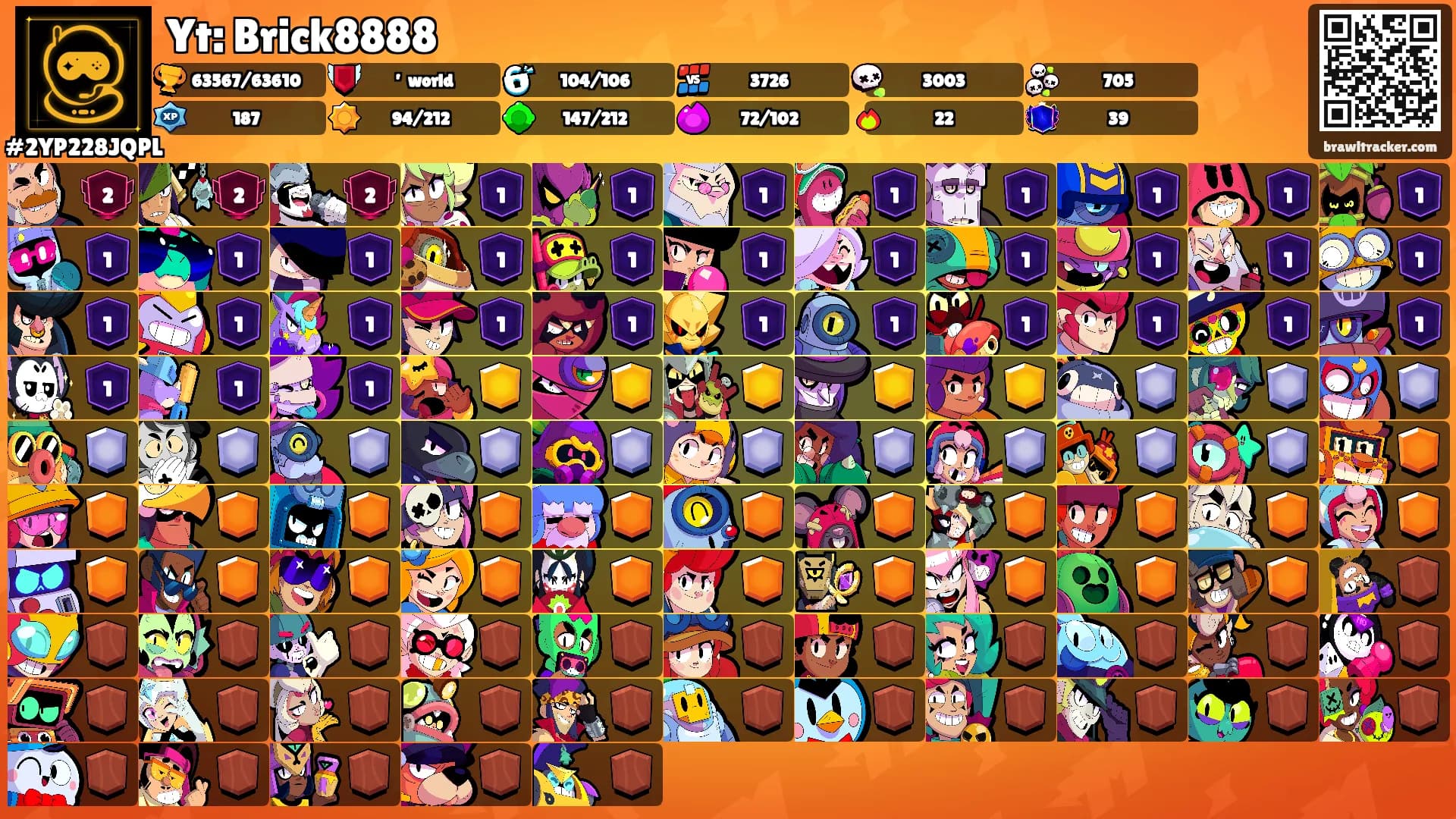 Yt: Brick8888's Ranks