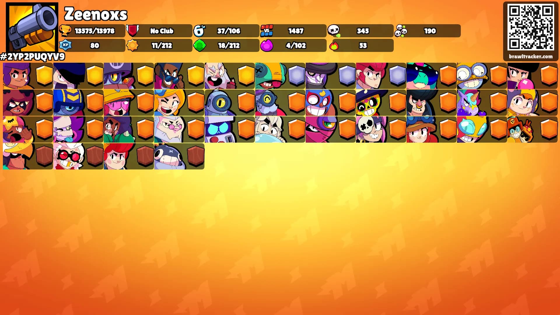 Zeenoxs's Ranks
