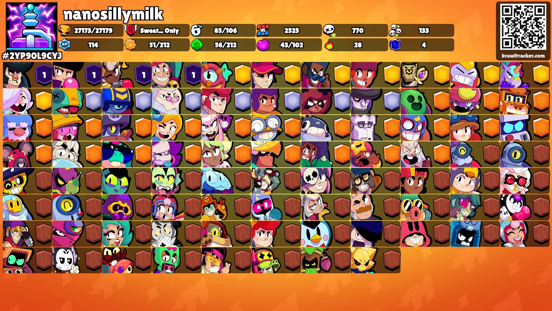 nanosillymilk's Ranks