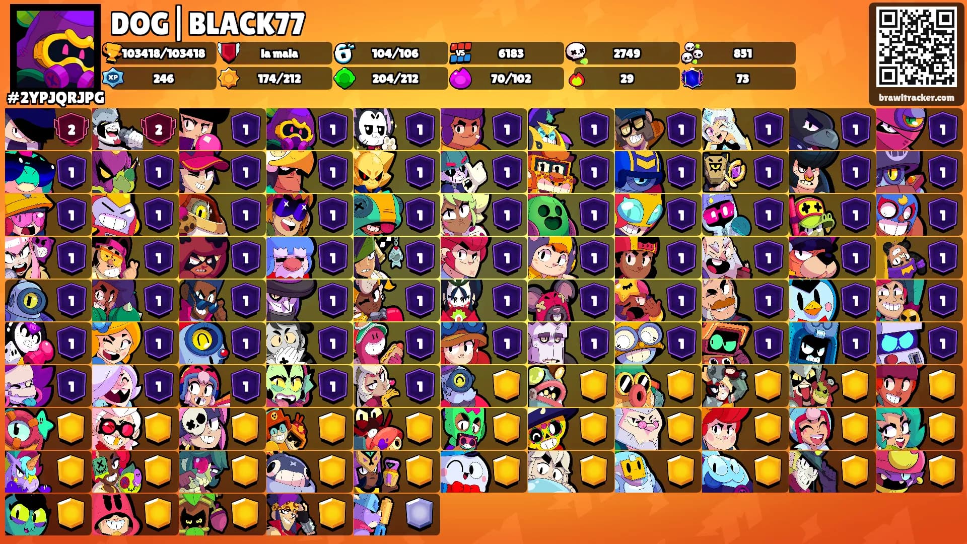 DOG|BLACK77's Ranks