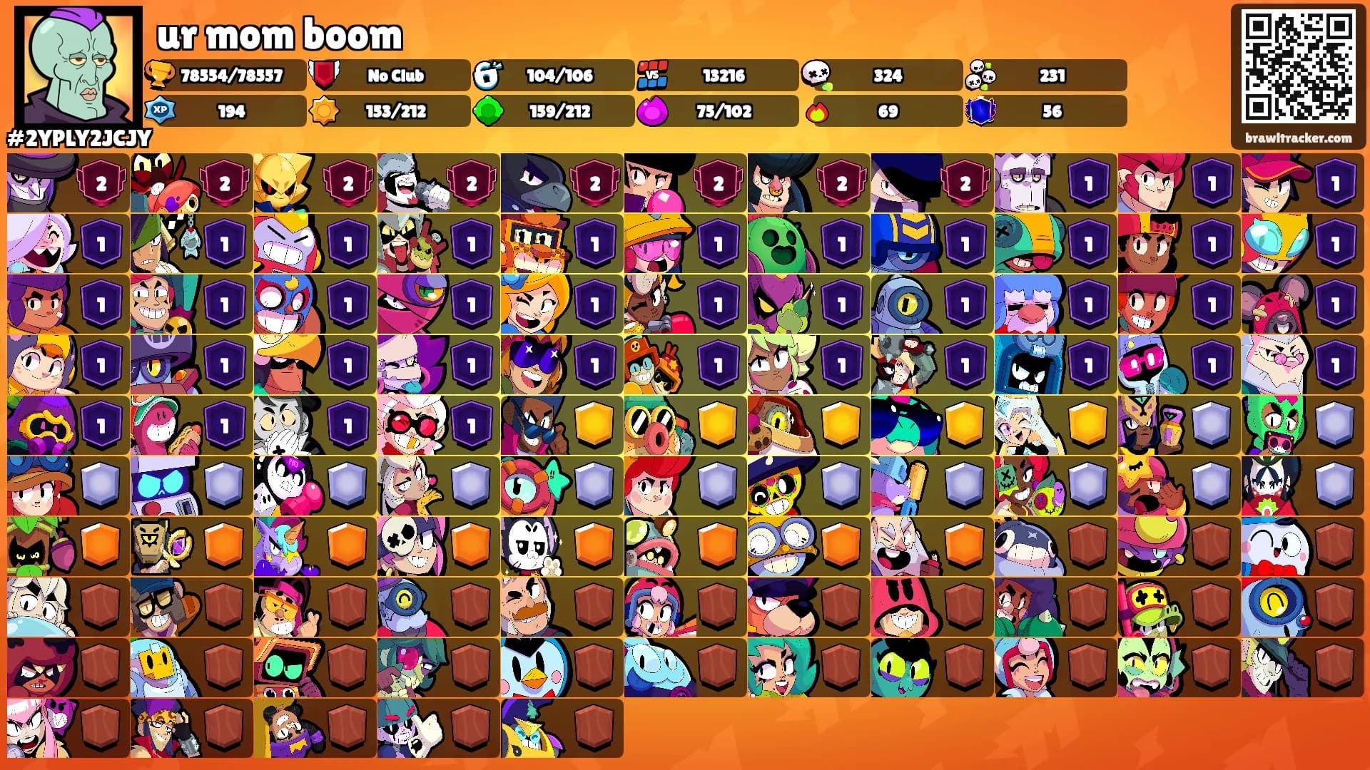 ur mom boom's Ranks