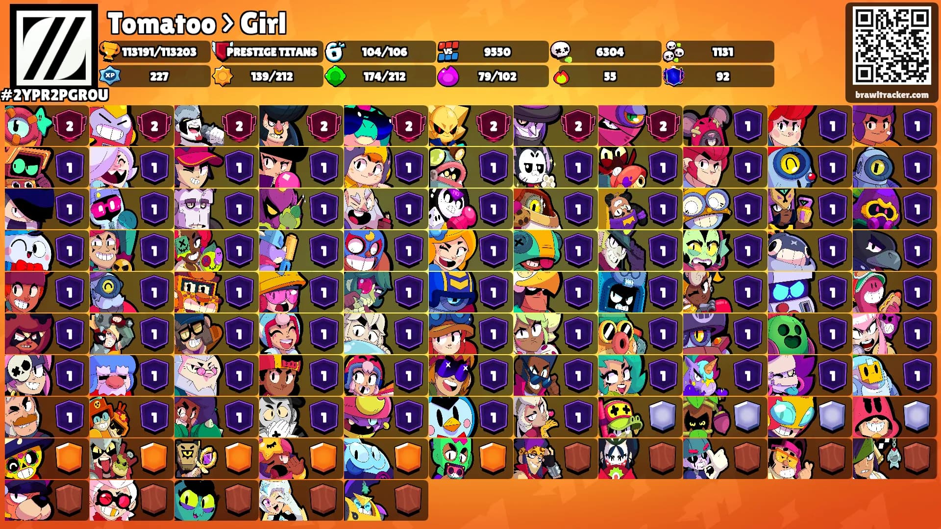 Tomatoo > Girl's Ranks