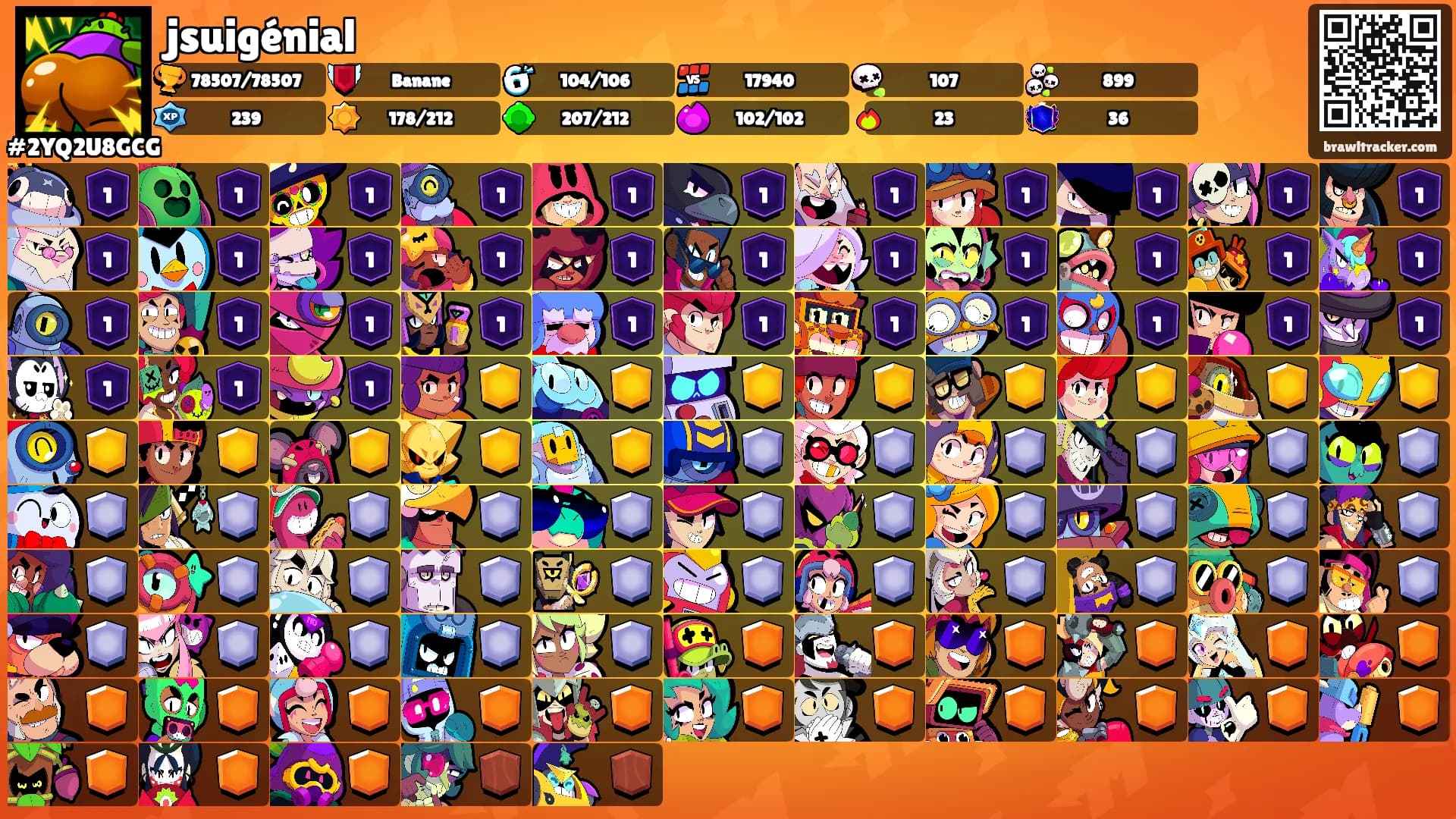 jsuigénial's Ranks