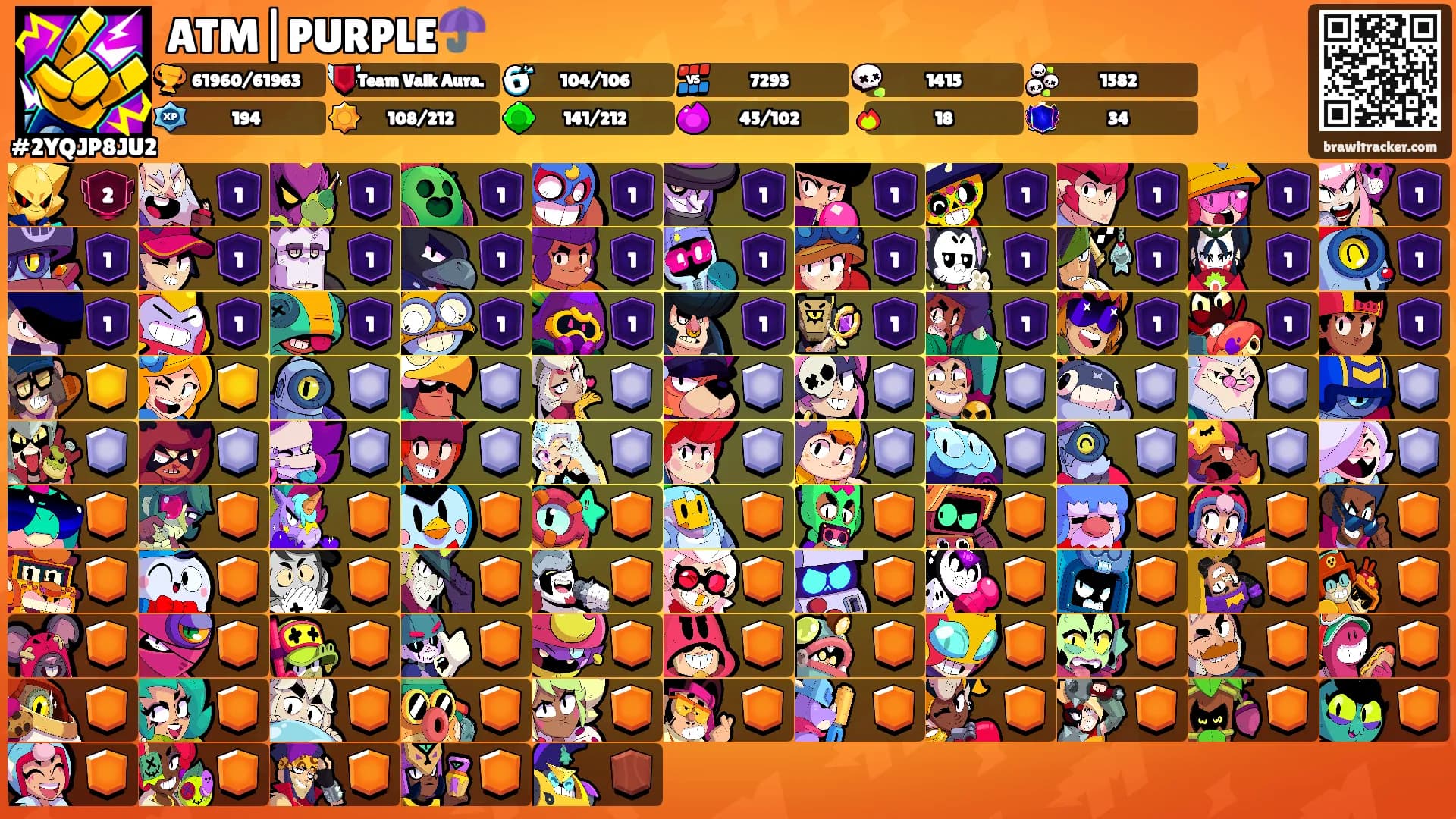 ATM|PURPLE☂️'s Ranks