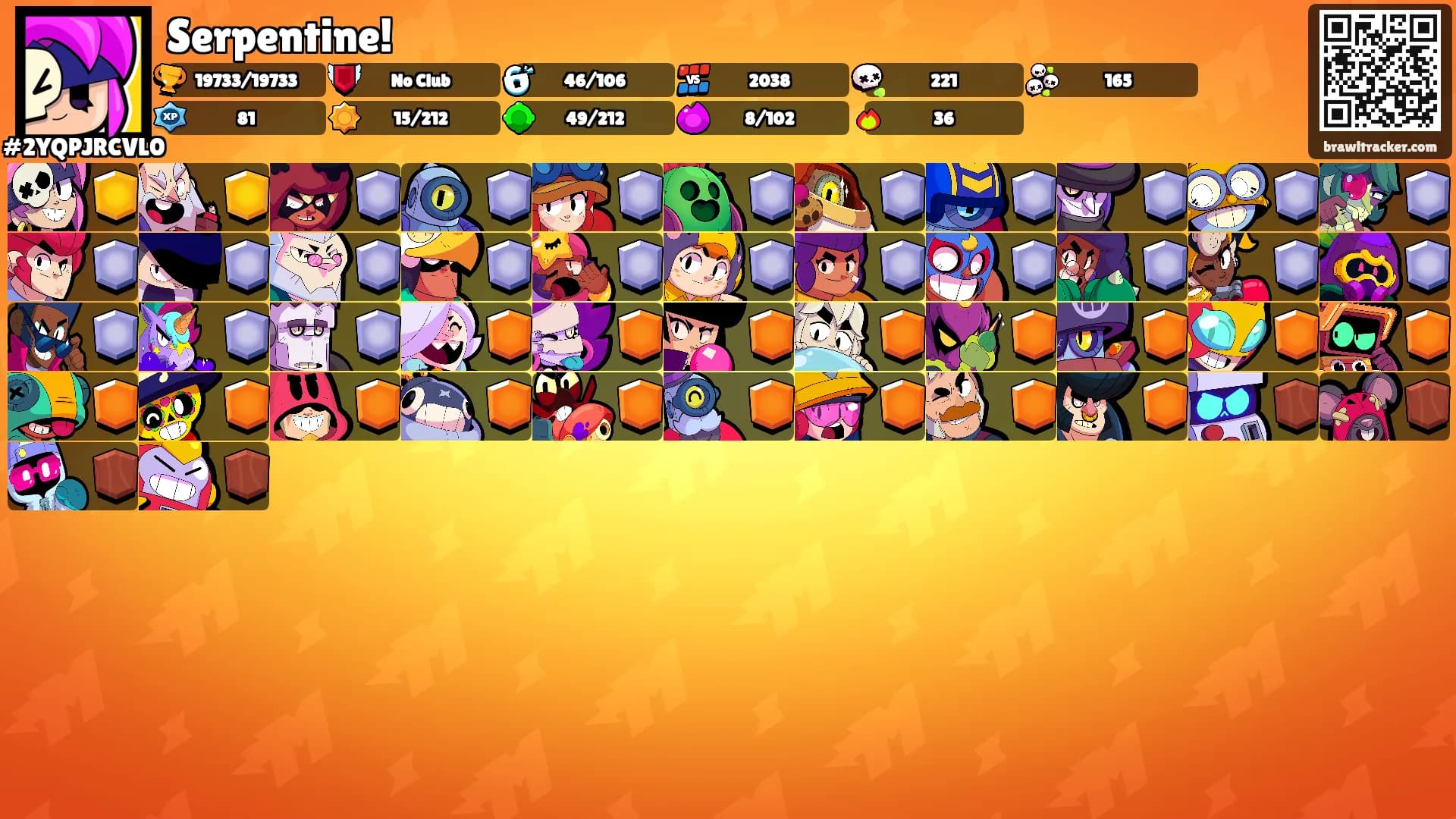 Serpentine!'s Ranks