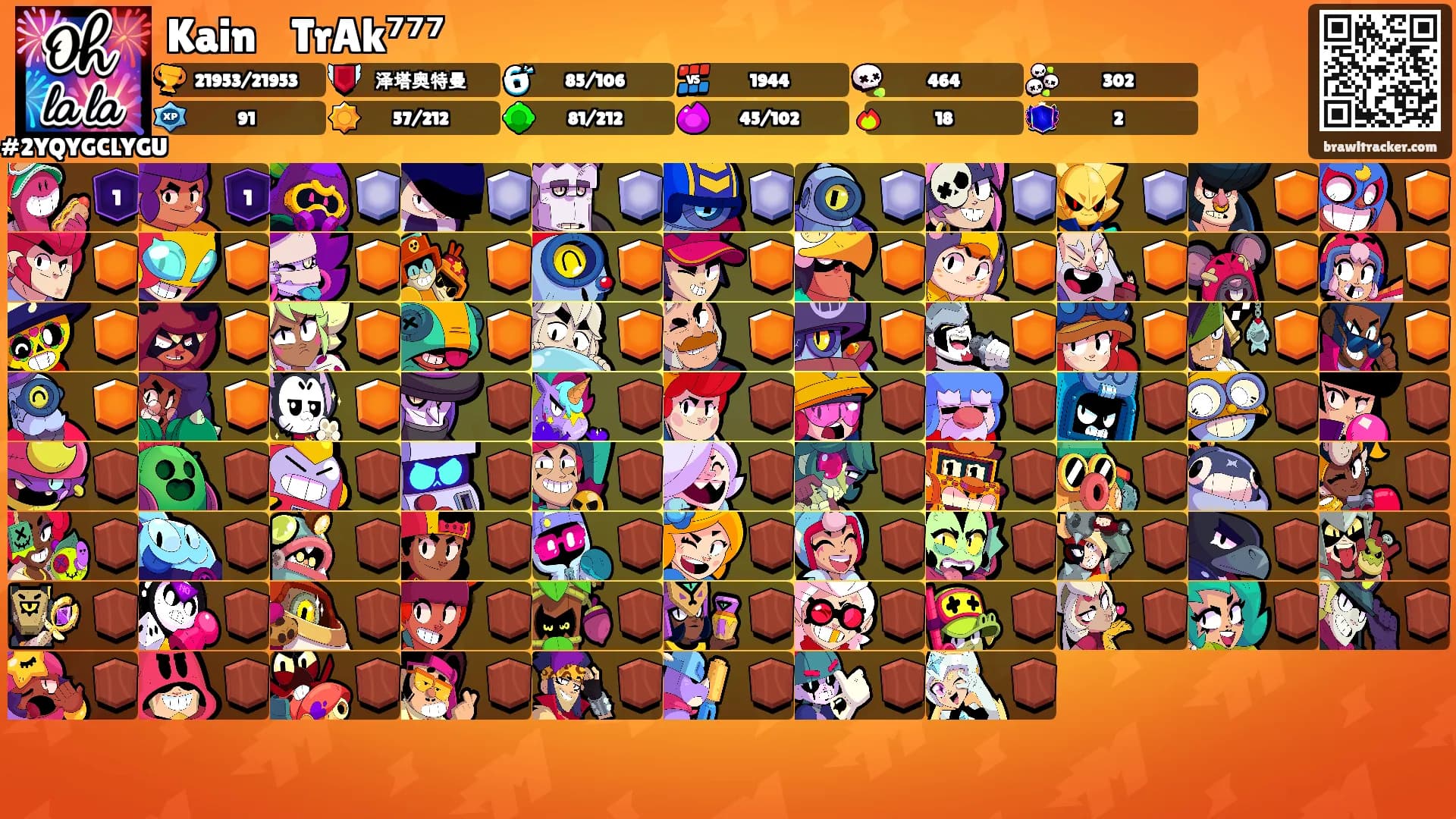 Kain⠀TrAk⁷⁷⁷'s Ranks