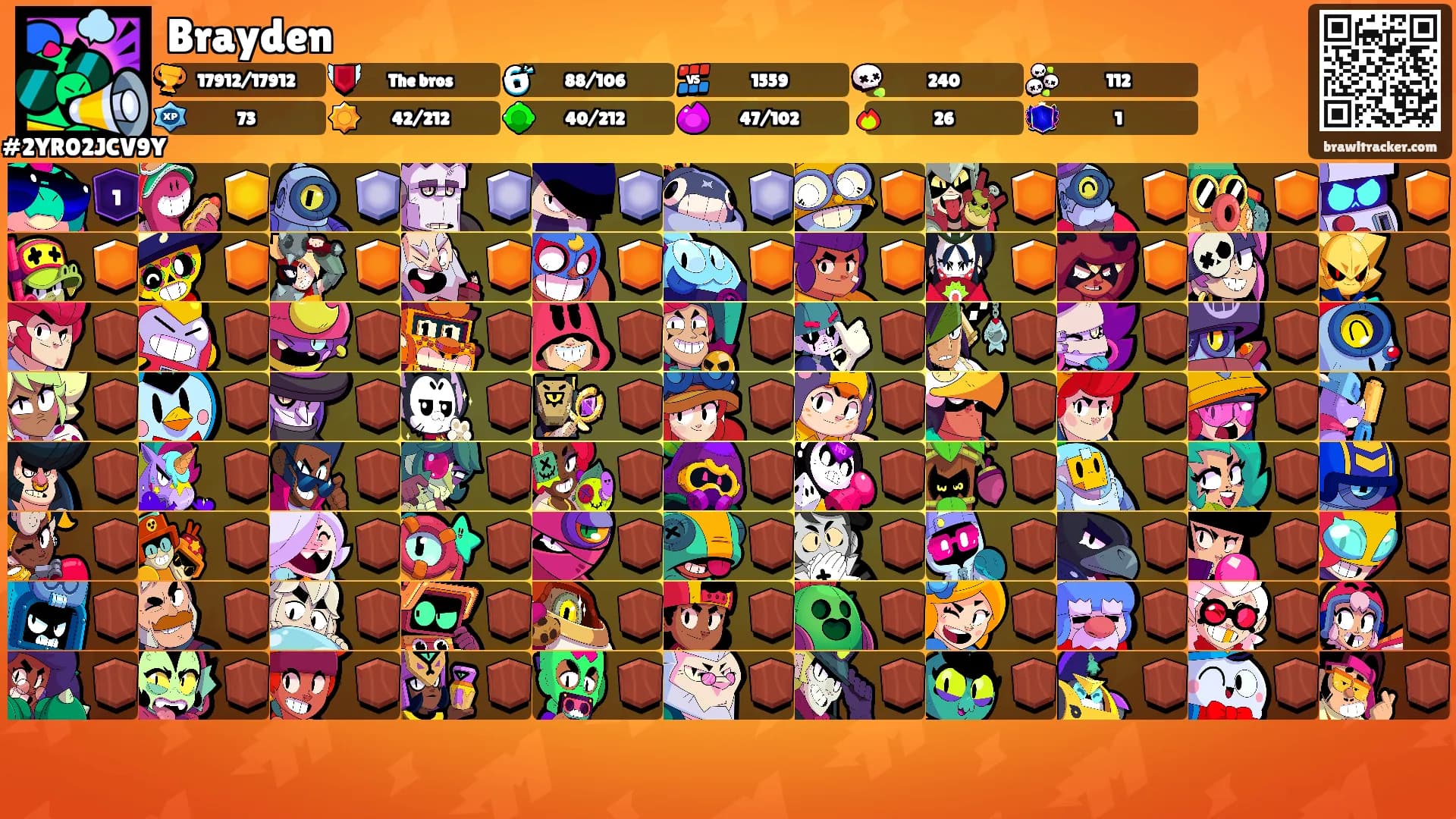 Brayden's Ranks