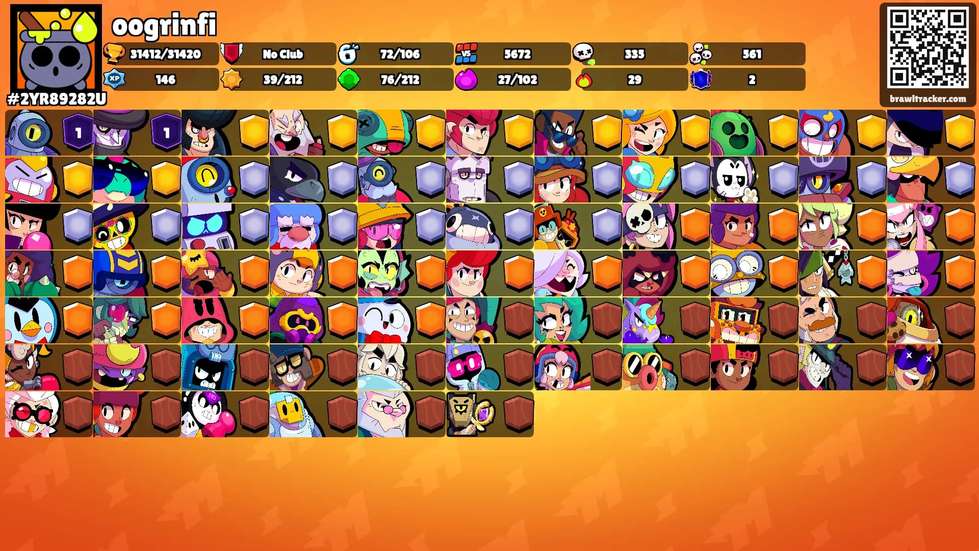 oogrinfi's Ranks