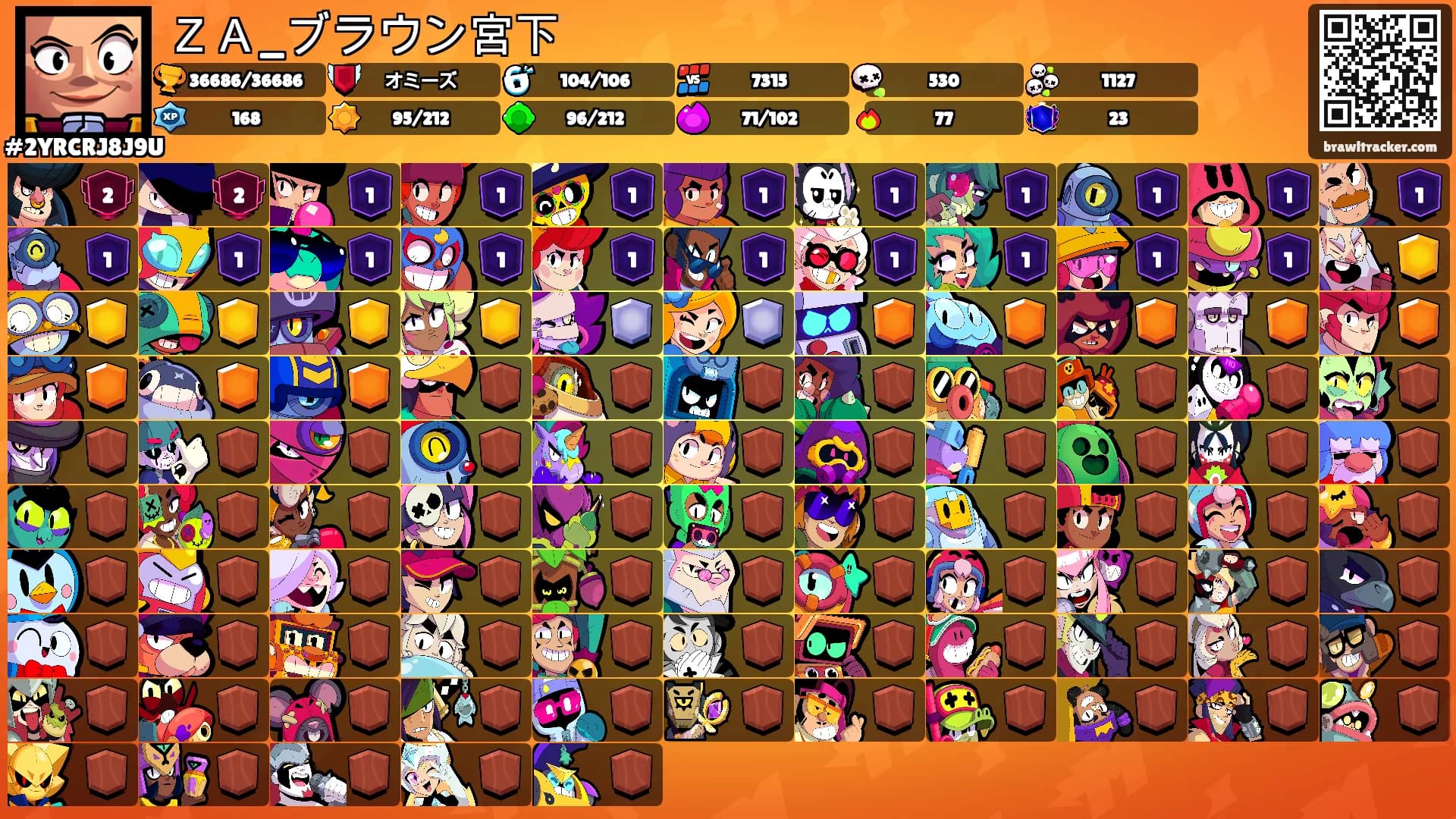 ＺＡ_ブラウン宮下's Ranks