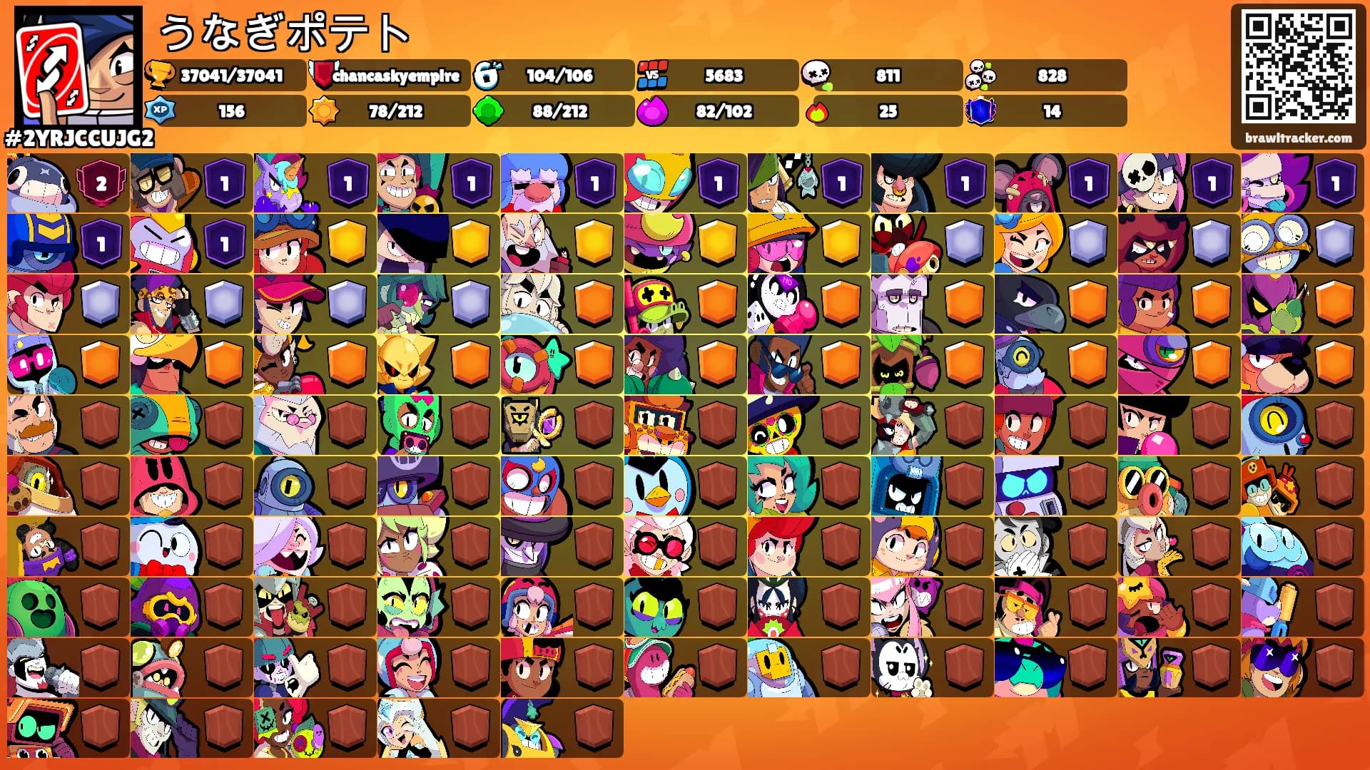 うなぎポテト's Ranks