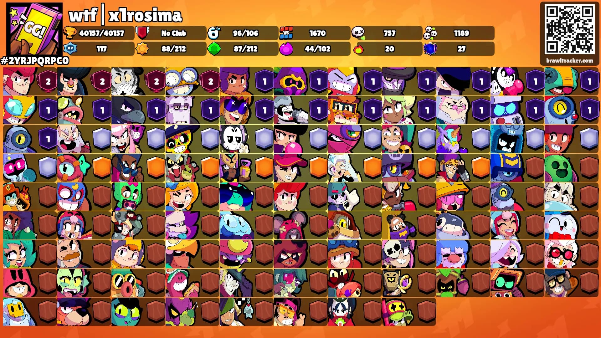 wtf|x1rosima's Ranks
