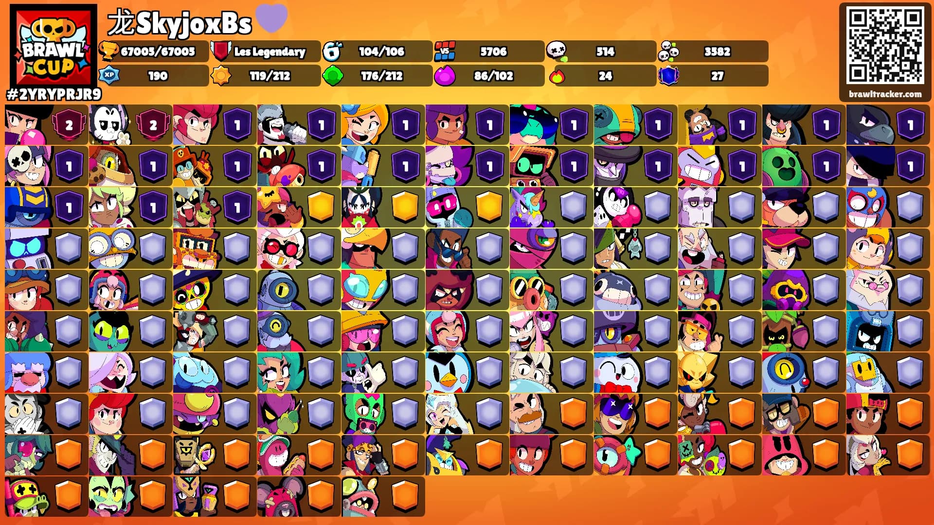 龙SkyjoxBs 💜's Ranks