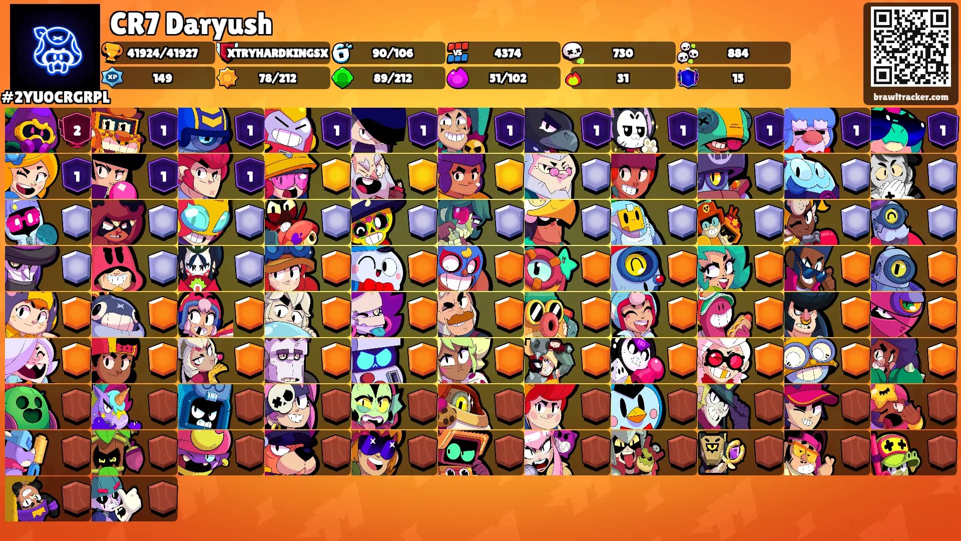 CR7 Daryush's Ranks