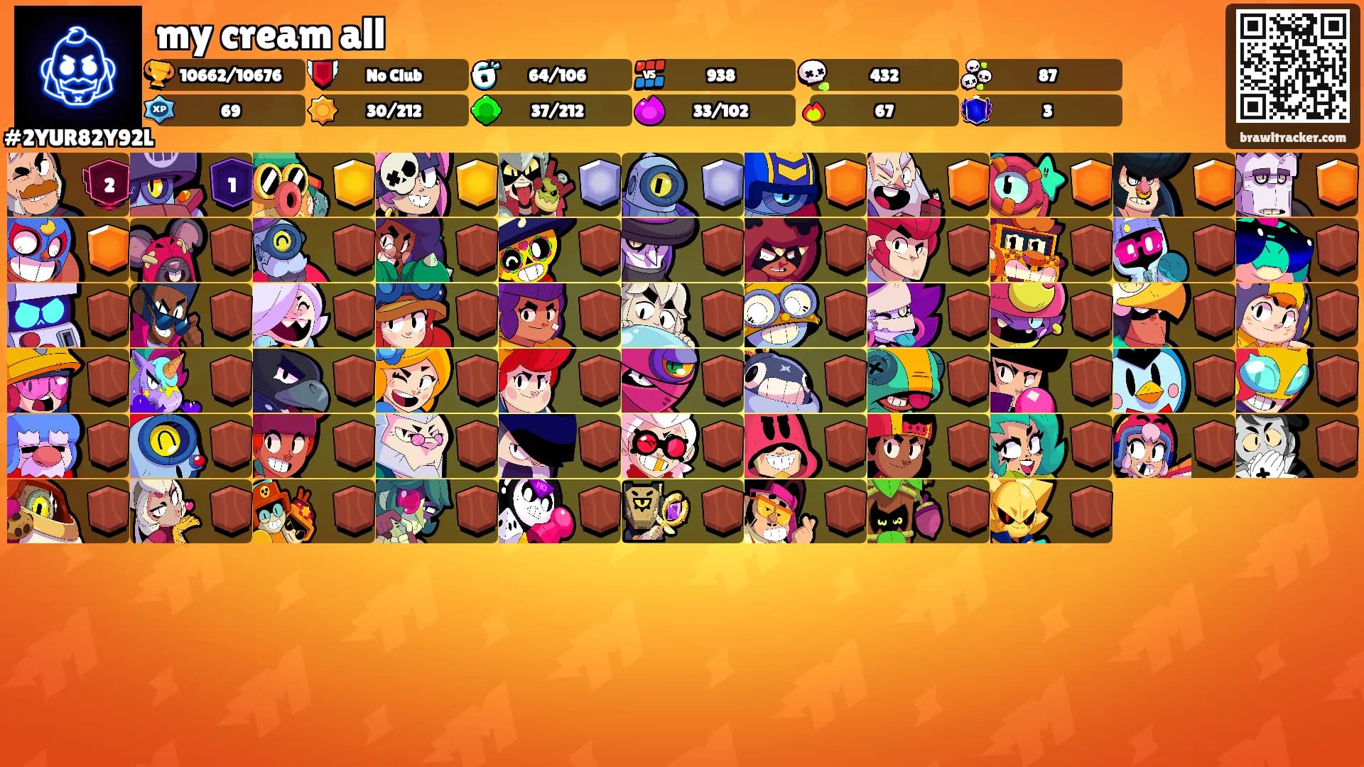 my cream all's Ranks
