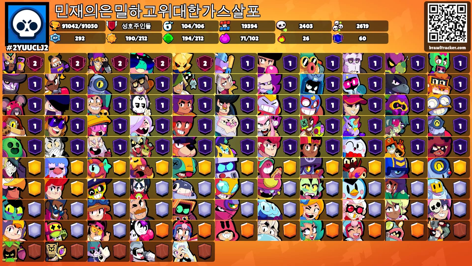 민재의은밀하고위대한가스살포's Ranks