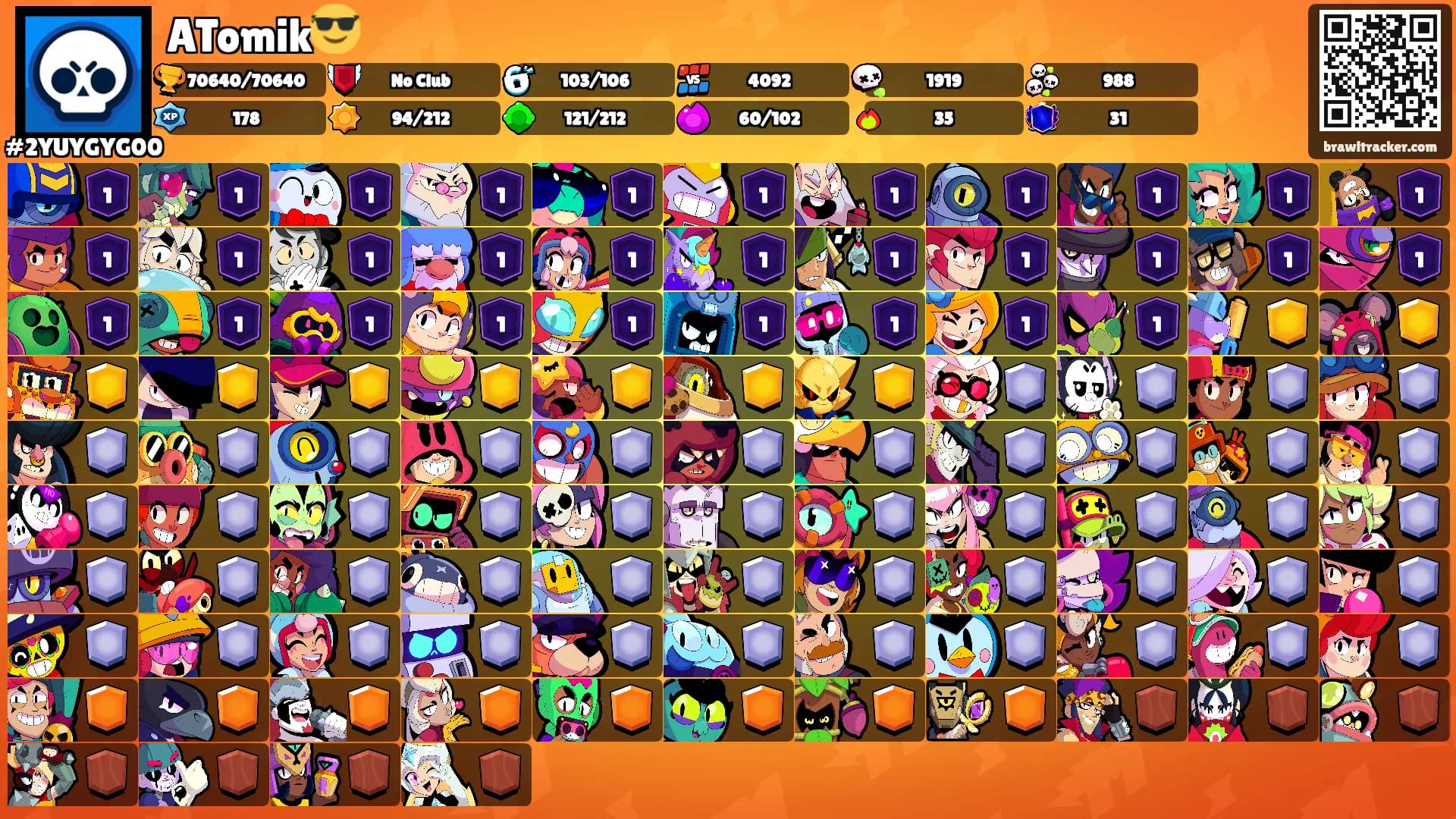 ATomik😎's Ranks