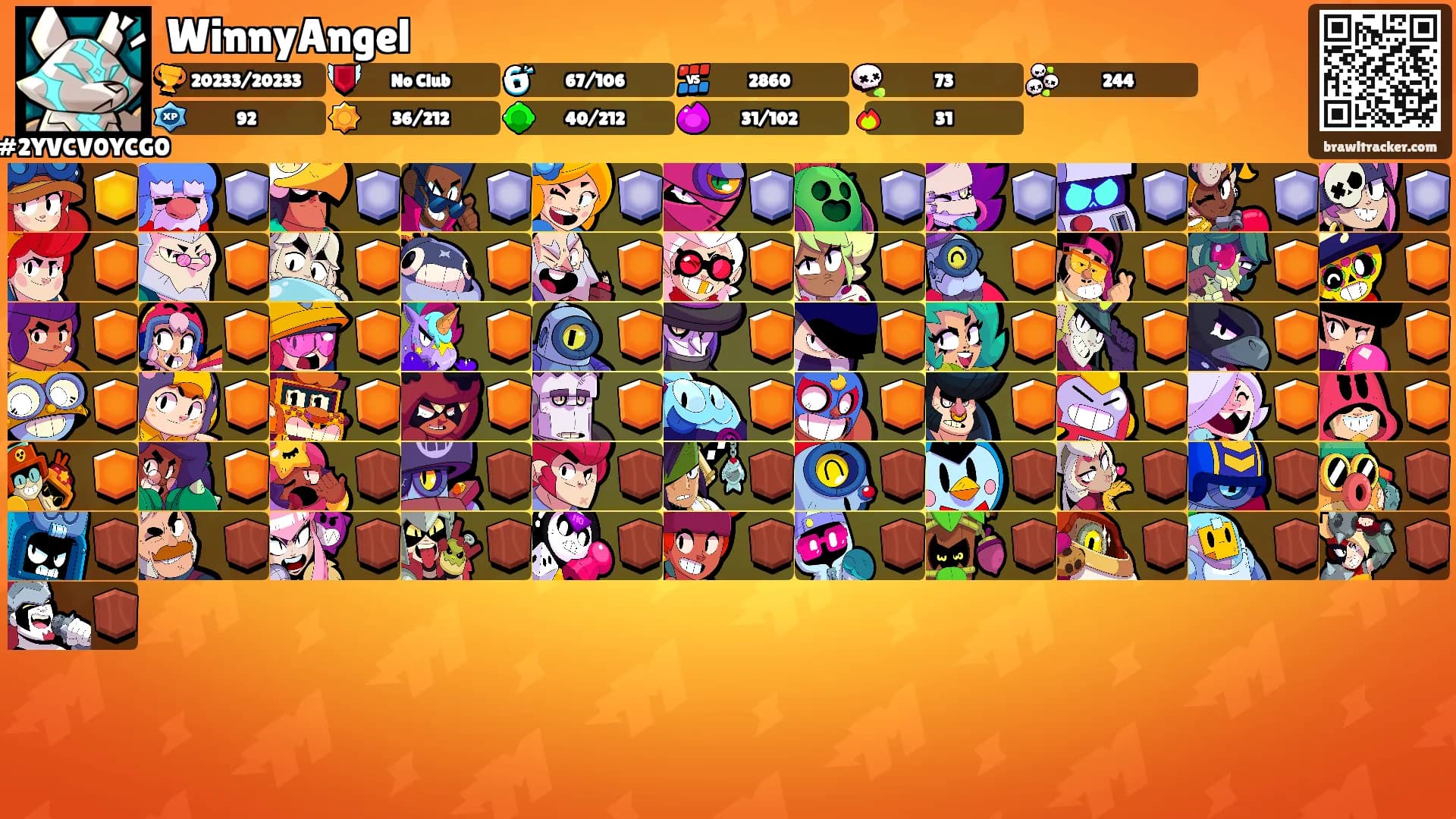 WinnyAngel's Ranks