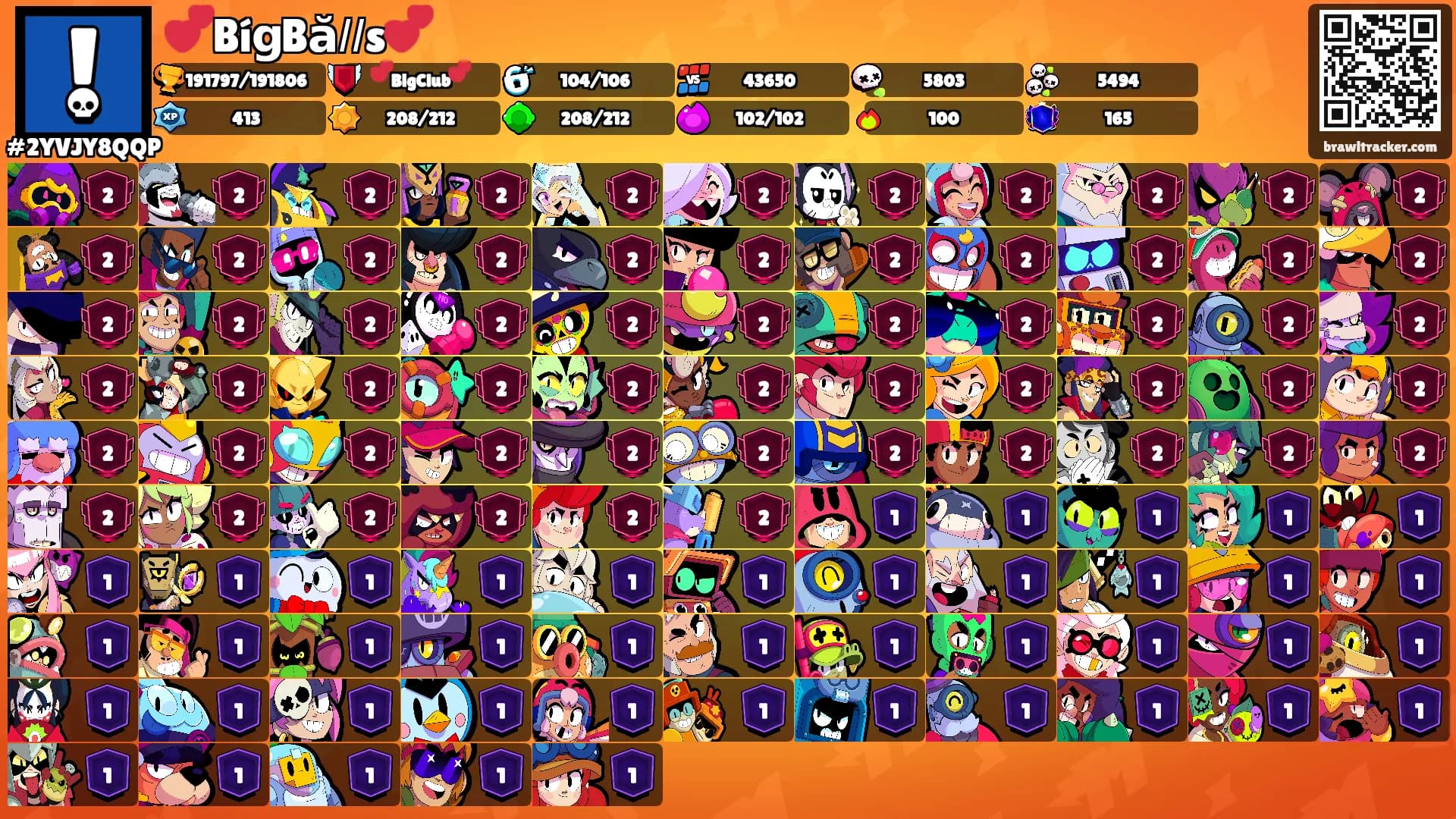 💕BíցBă𝘭𝘭s💕's Ranks