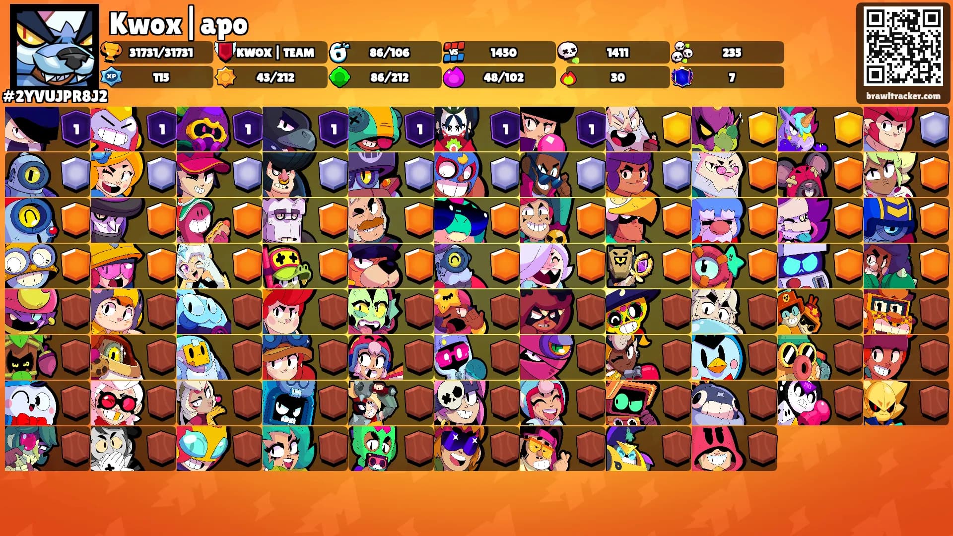 Kwox|apo's Ranks