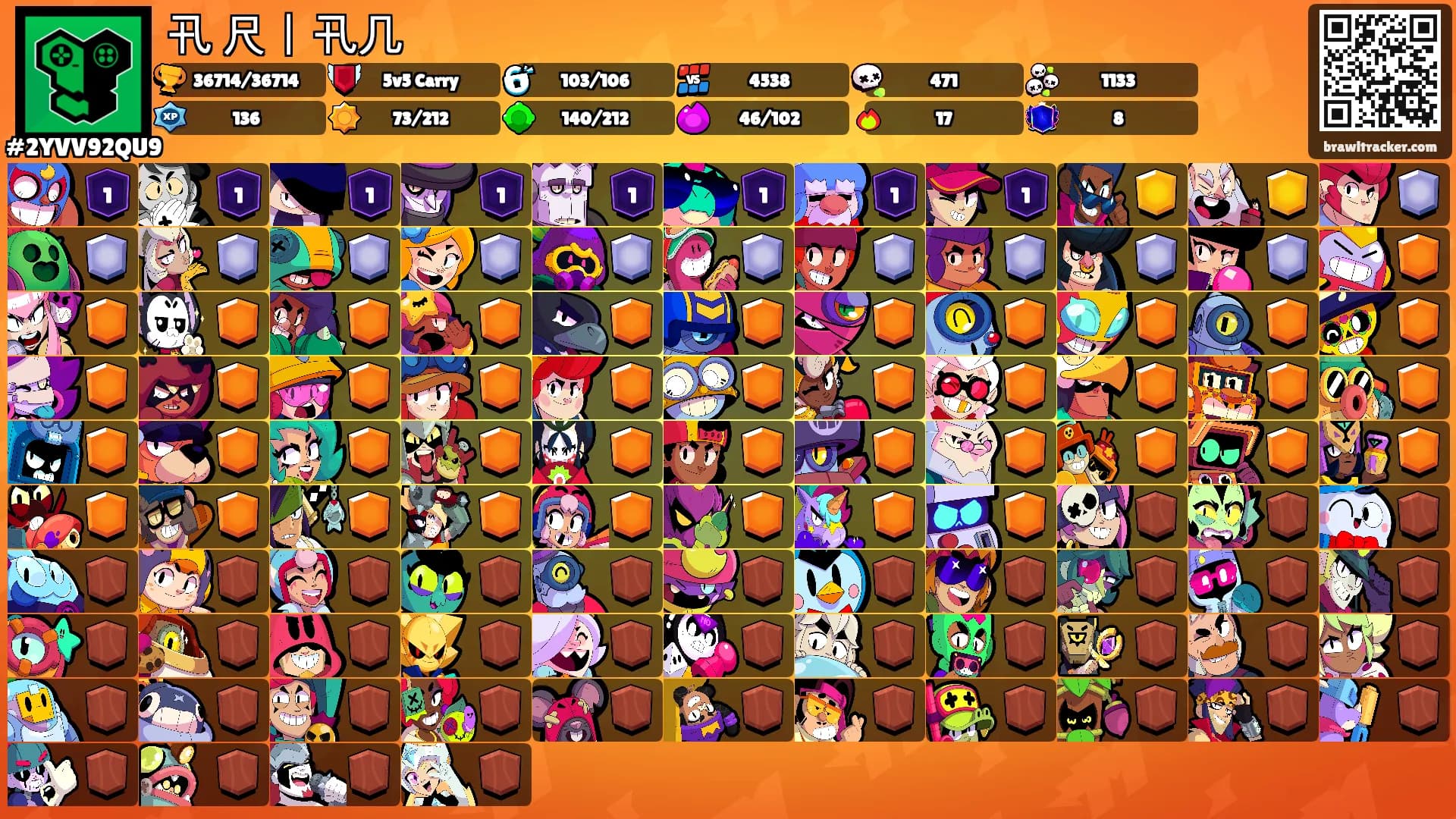 卂ᗪ尺丨卂几's Ranks