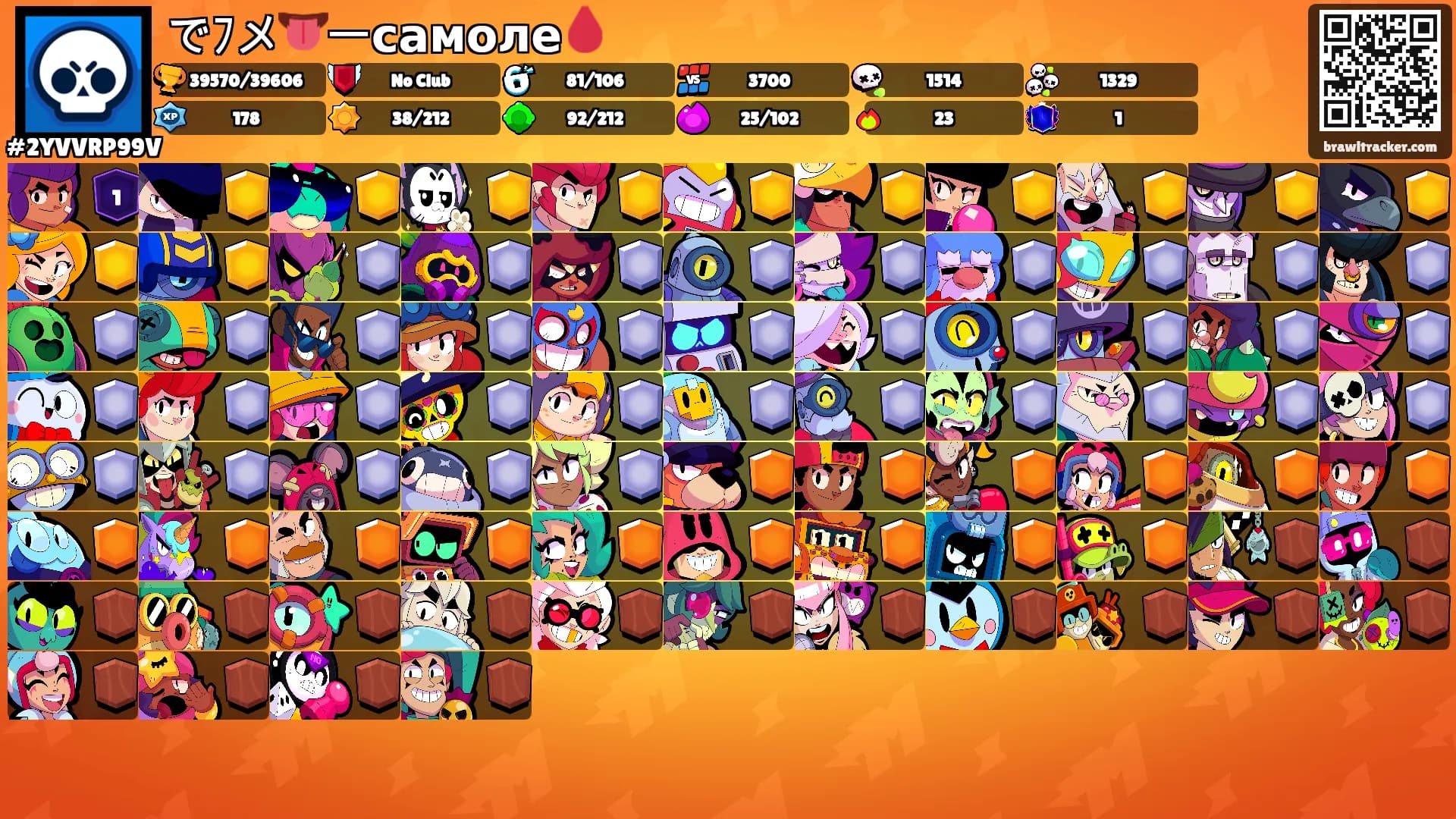 でﾌメ👅ーсамоле🩸's Ranks