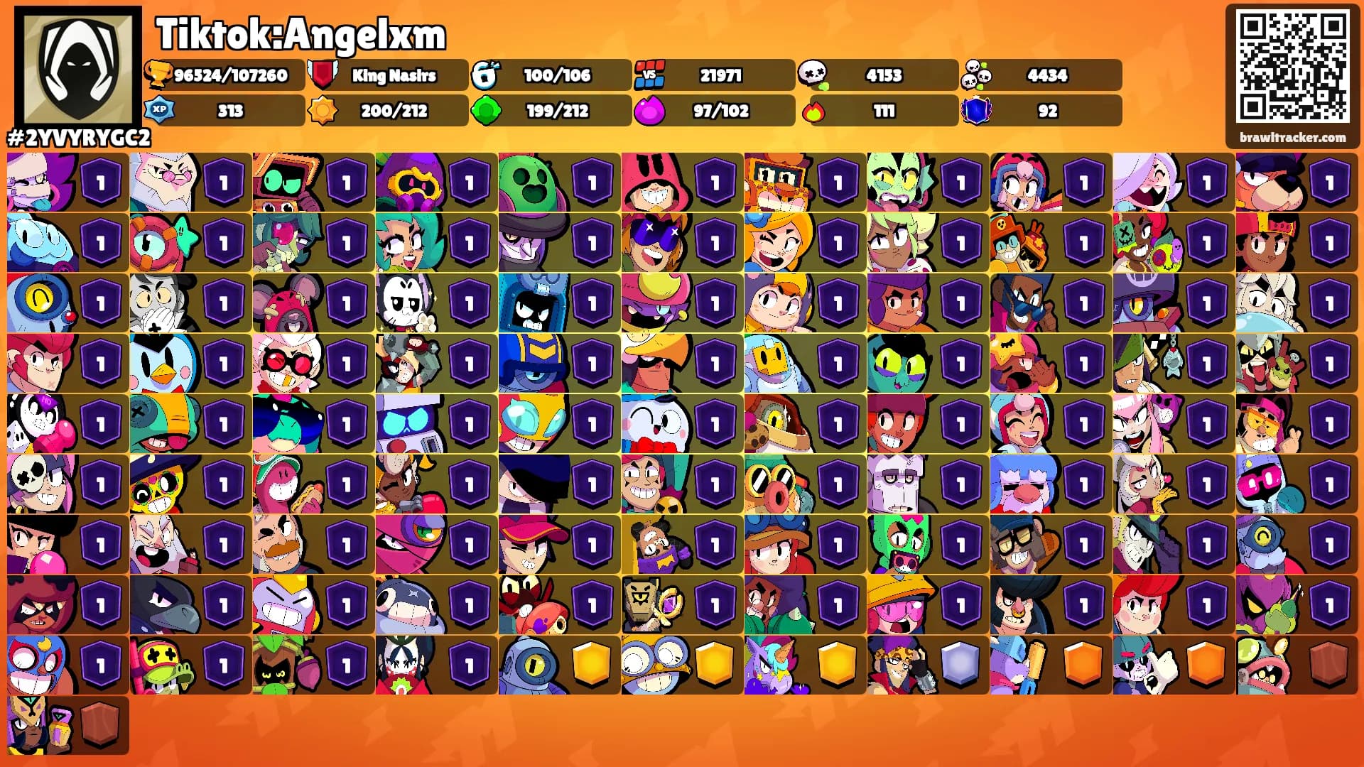 Tiktok:Angelxm's Ranks