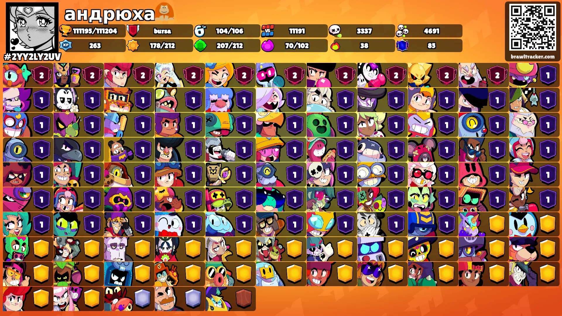 андрюха🦧's Ranks