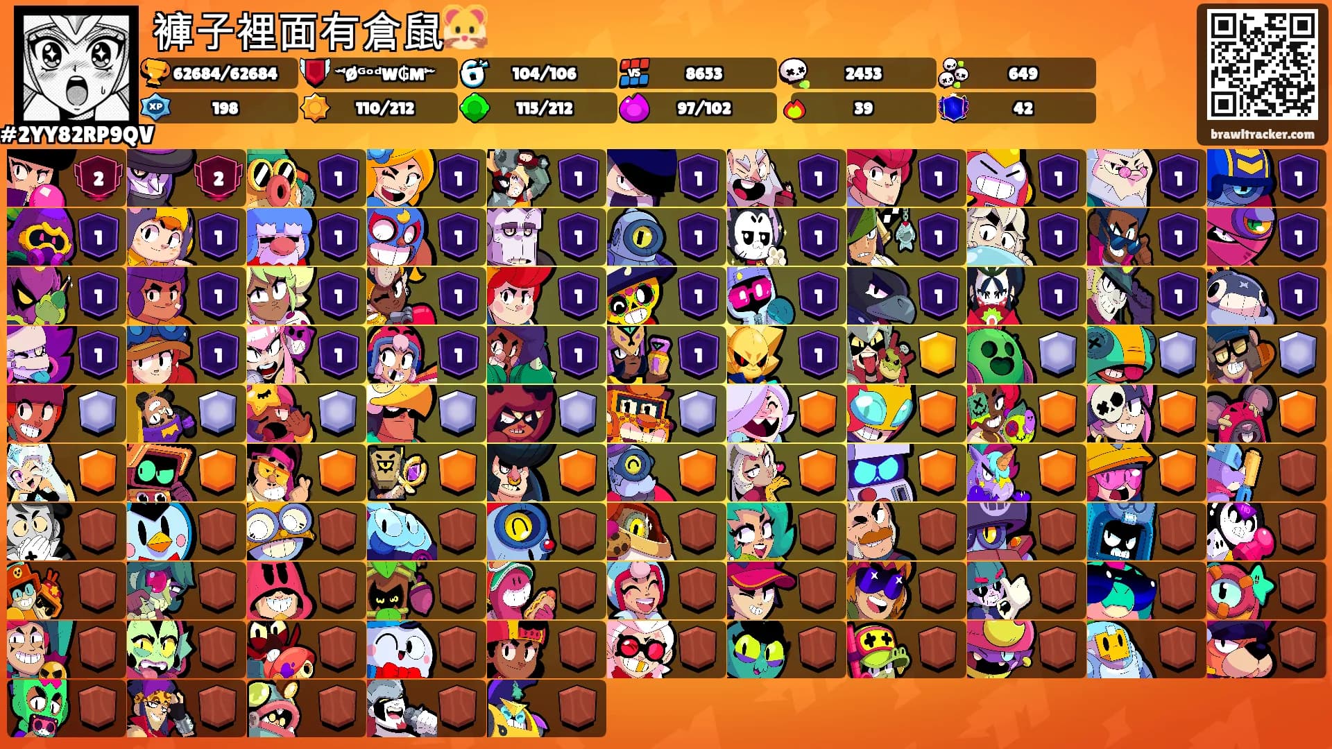 褲子裡面有倉鼠🐹's Ranks
