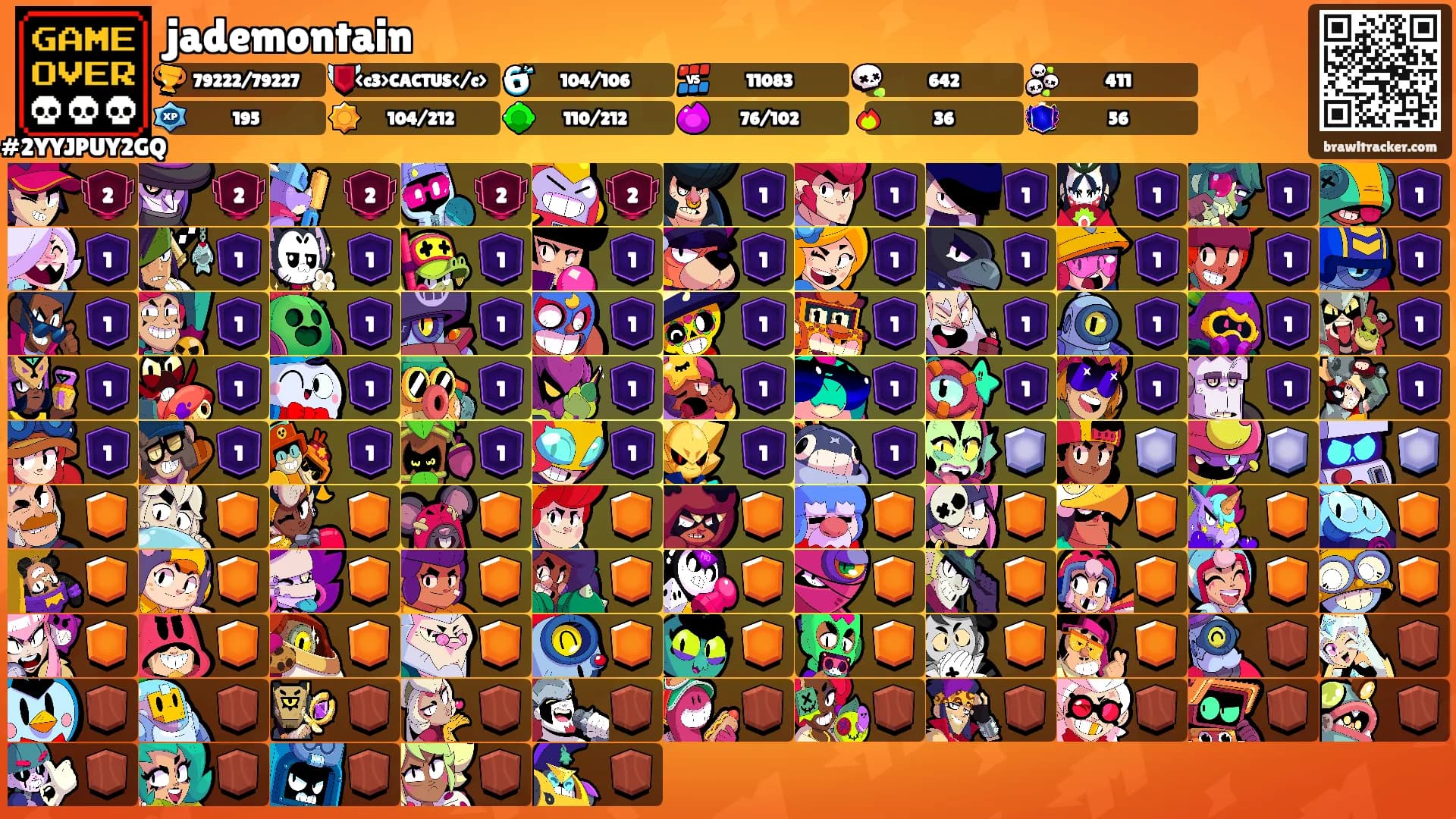 jademontain's Ranks