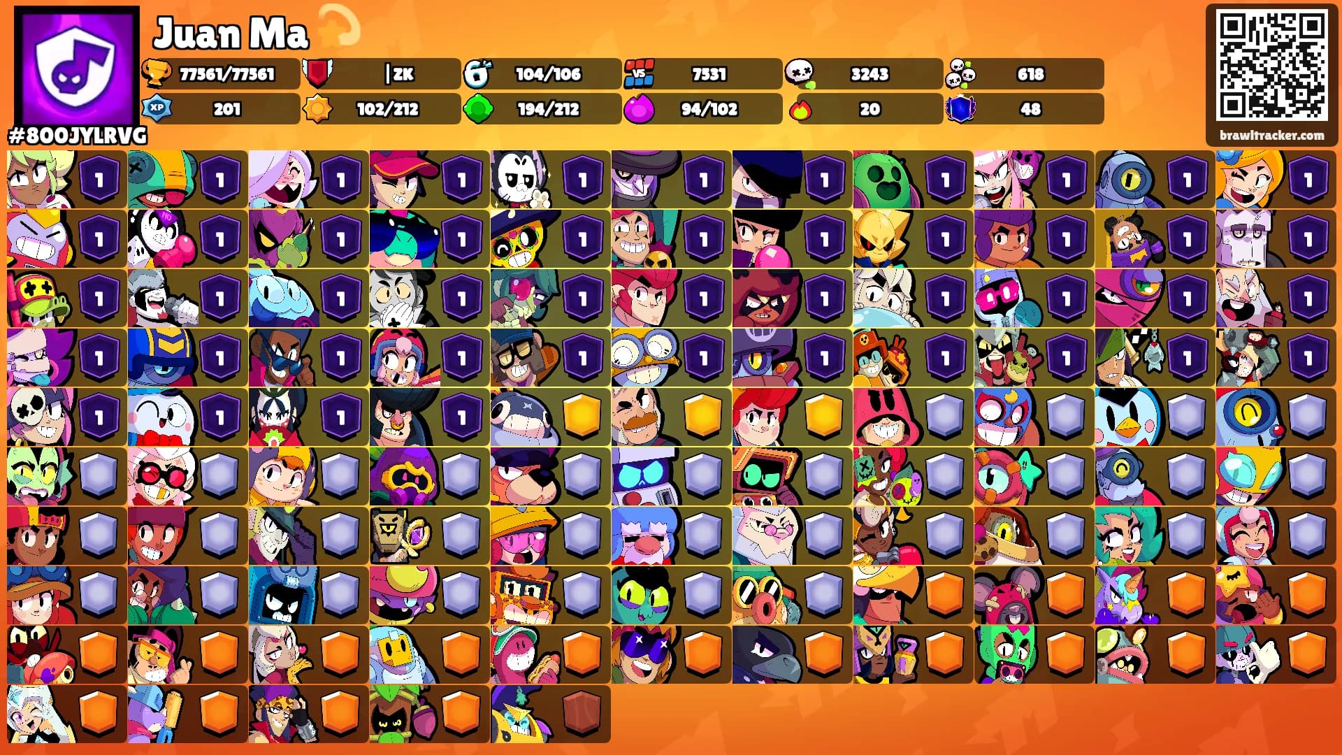 Juan Ma 💫's Ranks