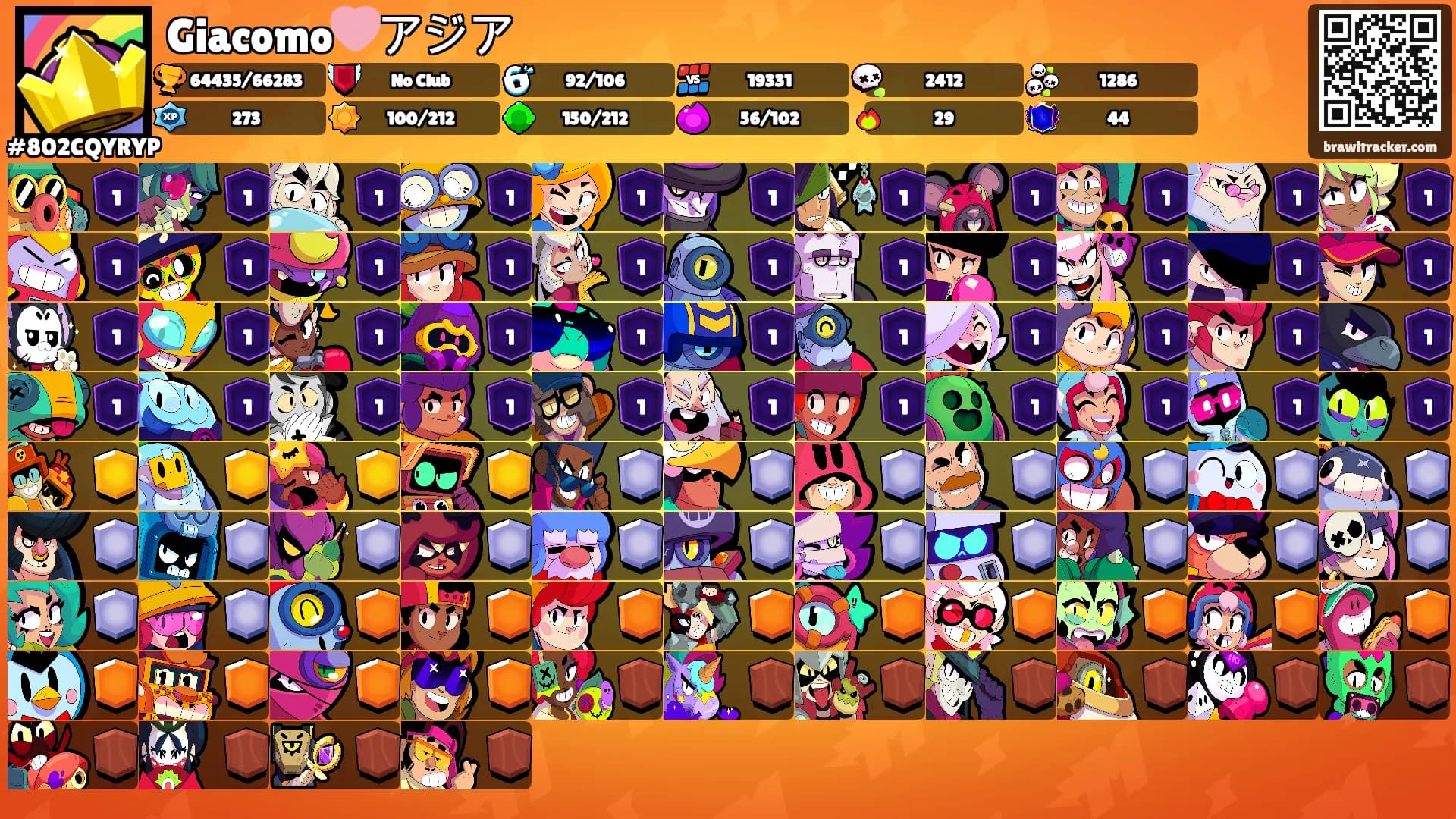 Giacomo🩷アジア's Ranks