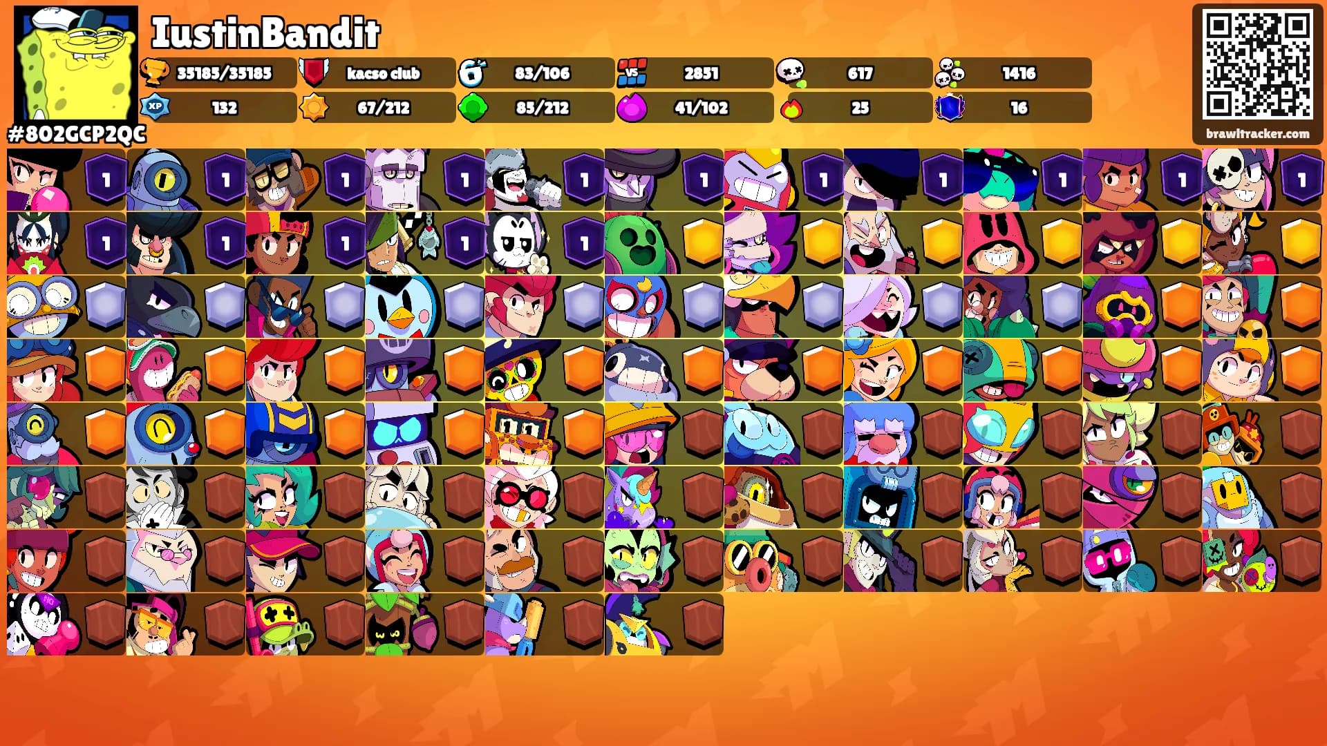 IustinBandit's Ranks