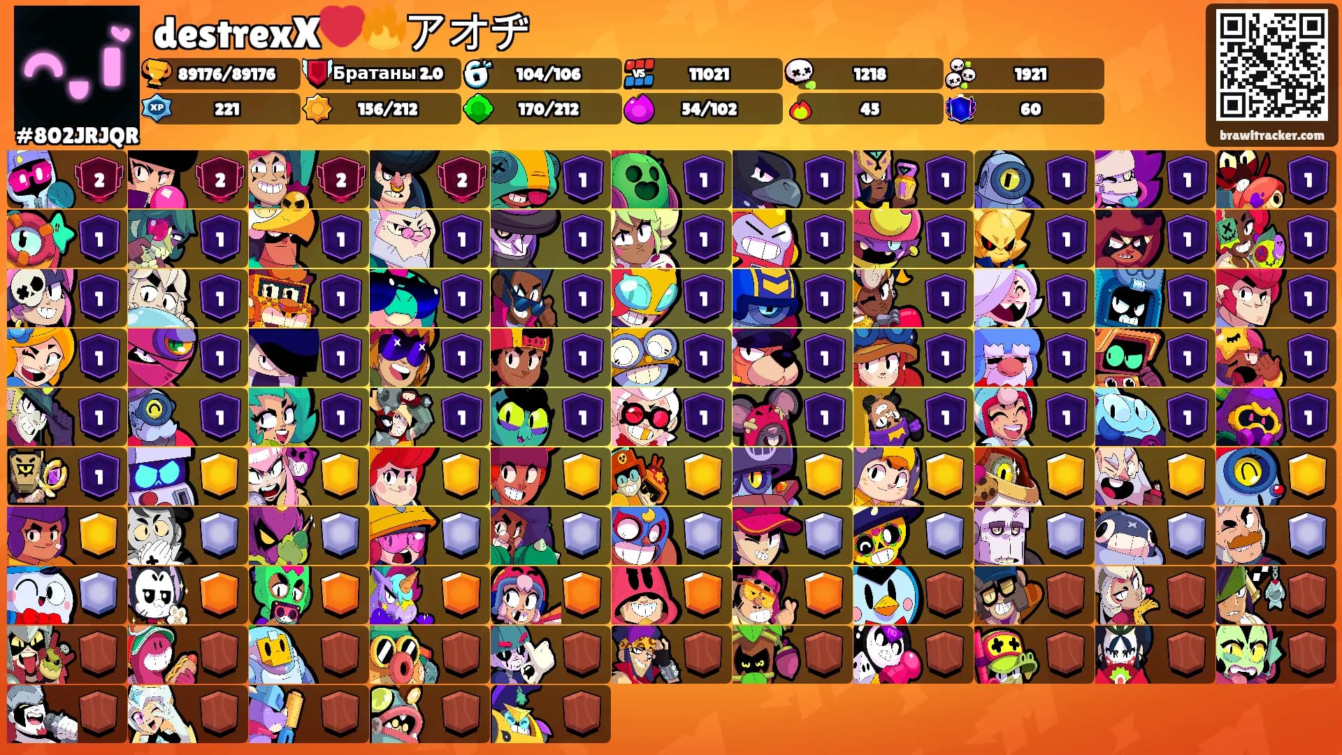 destrexX❤️🔥アオヂ's Ranks