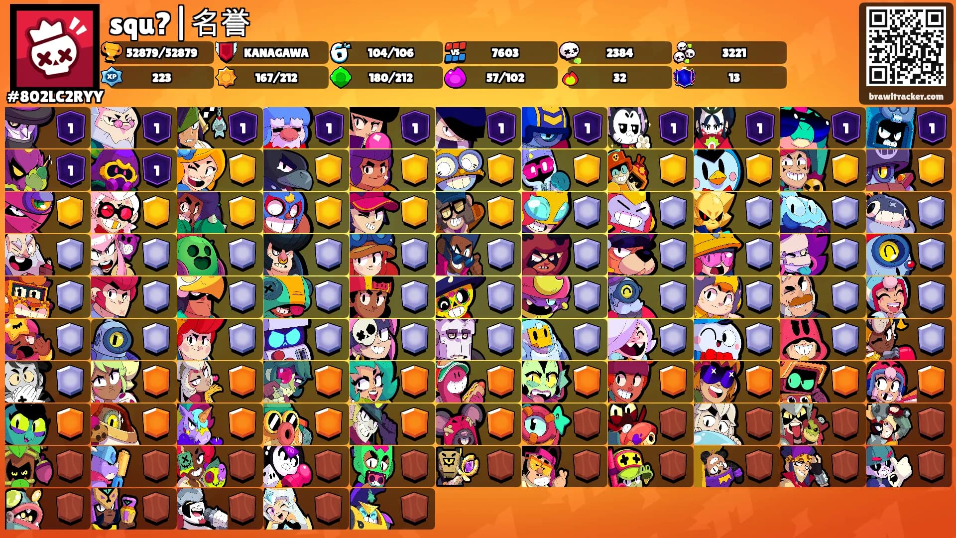 squ?|名誉's Ranks