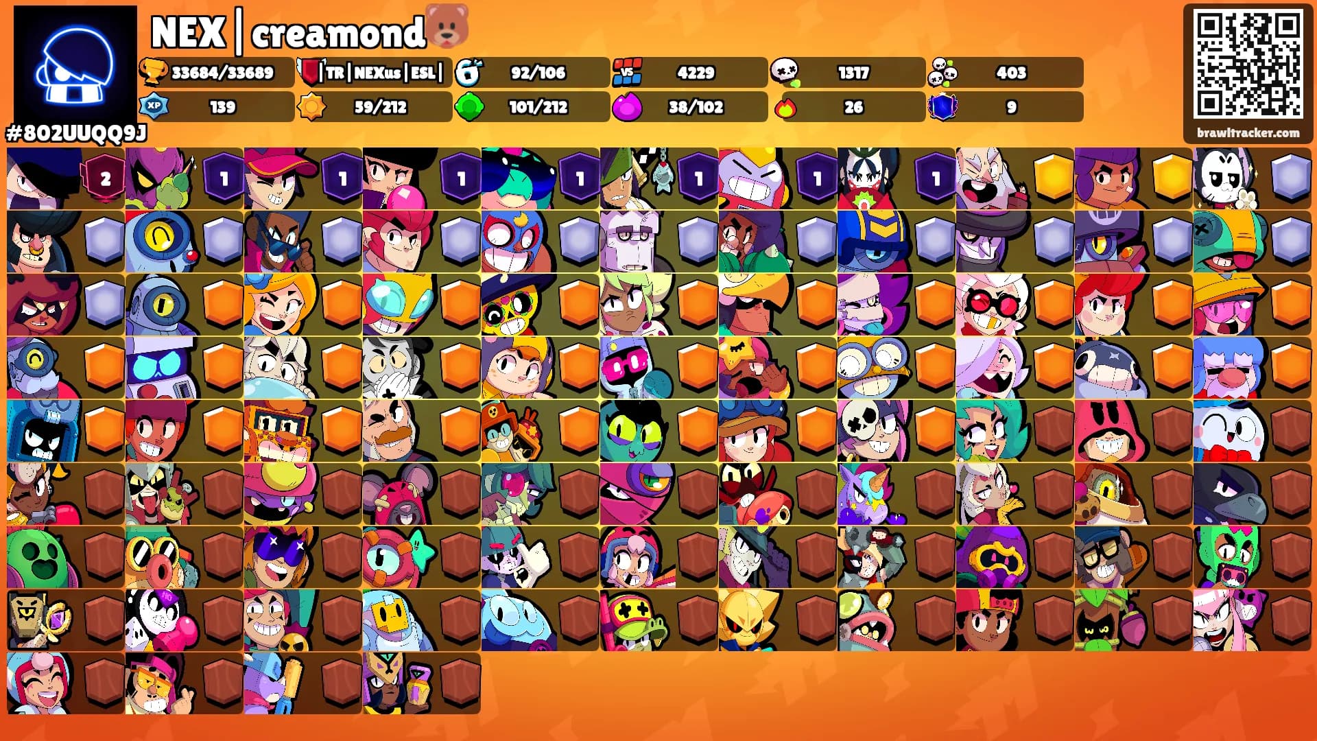 NEX|creamond🐻's Ranks