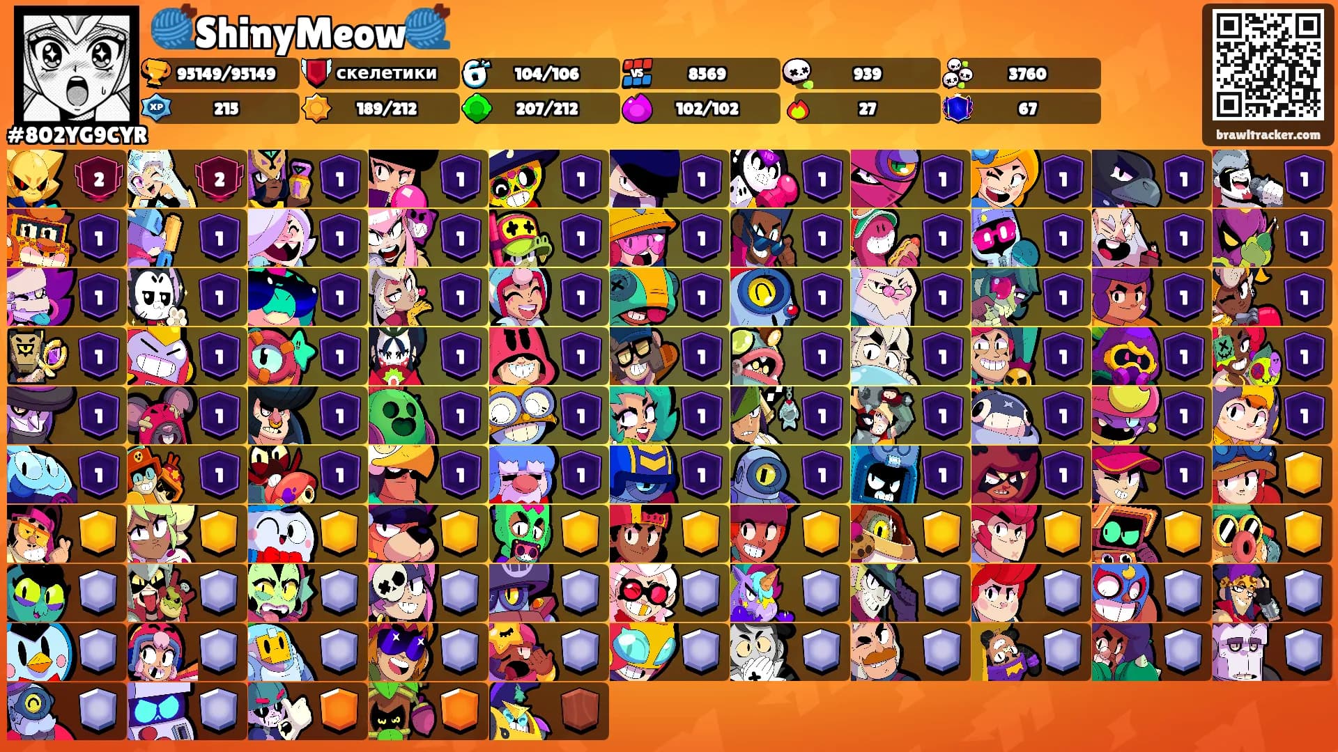 🧶ShinyMeow🧶's Ranks