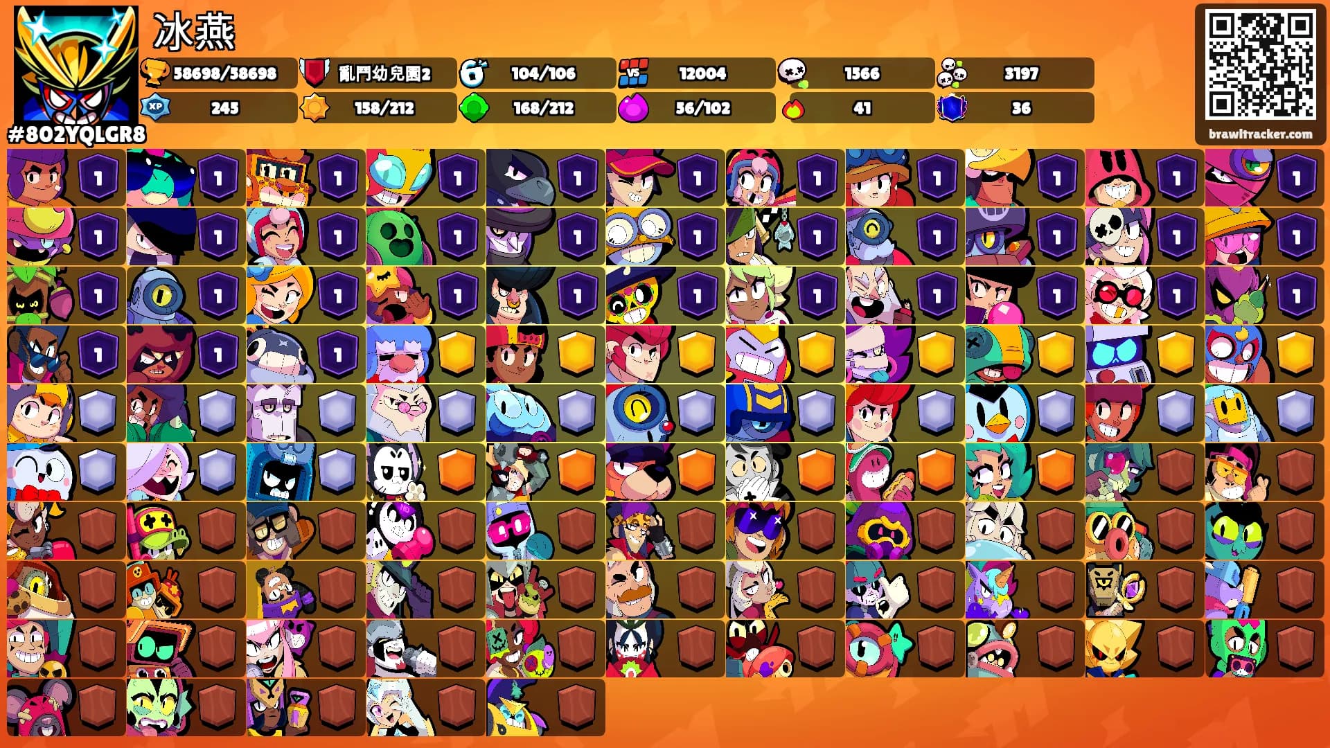 冰燕's Ranks