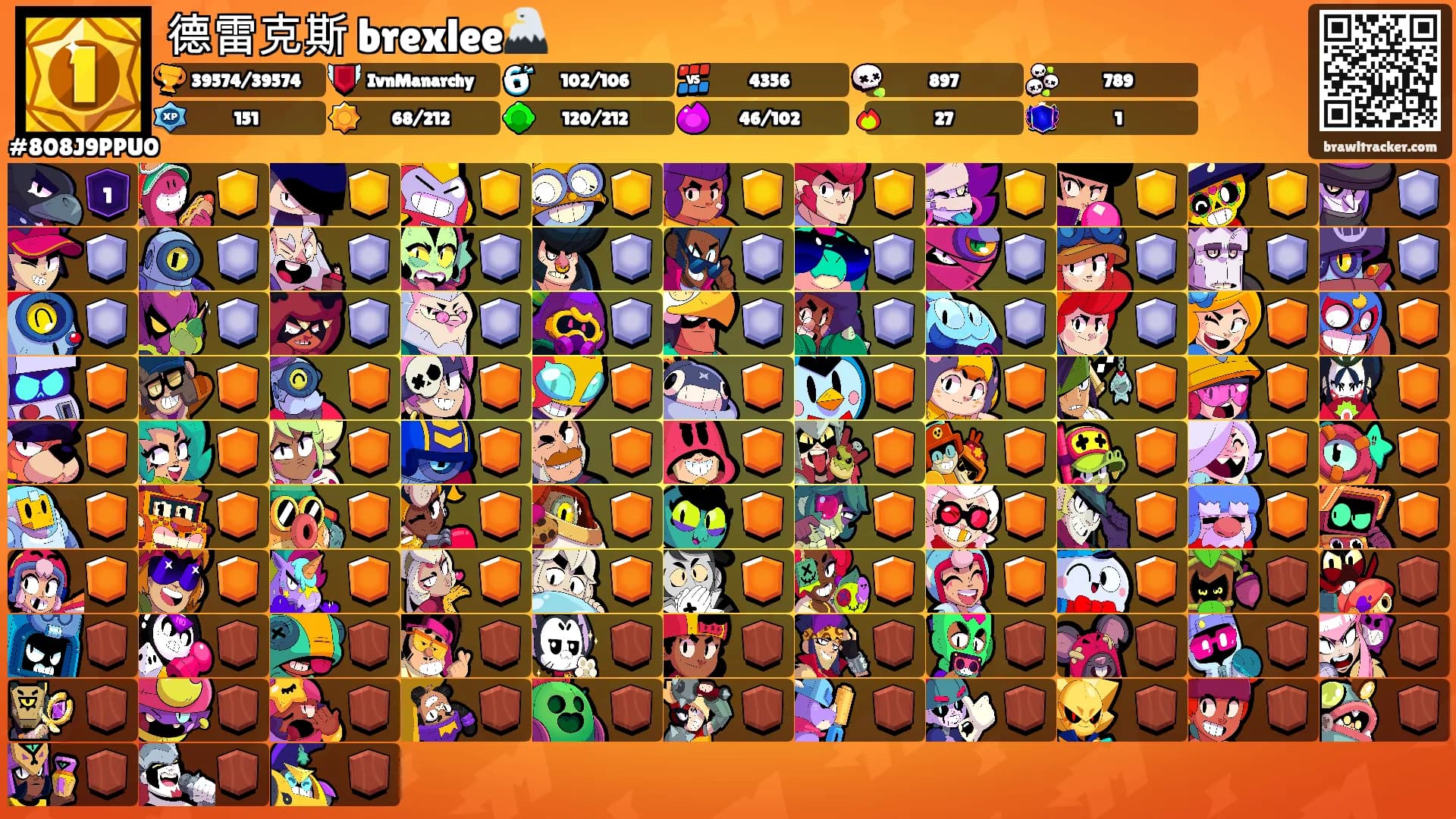 德雷克斯 brexlee🦅's Ranks