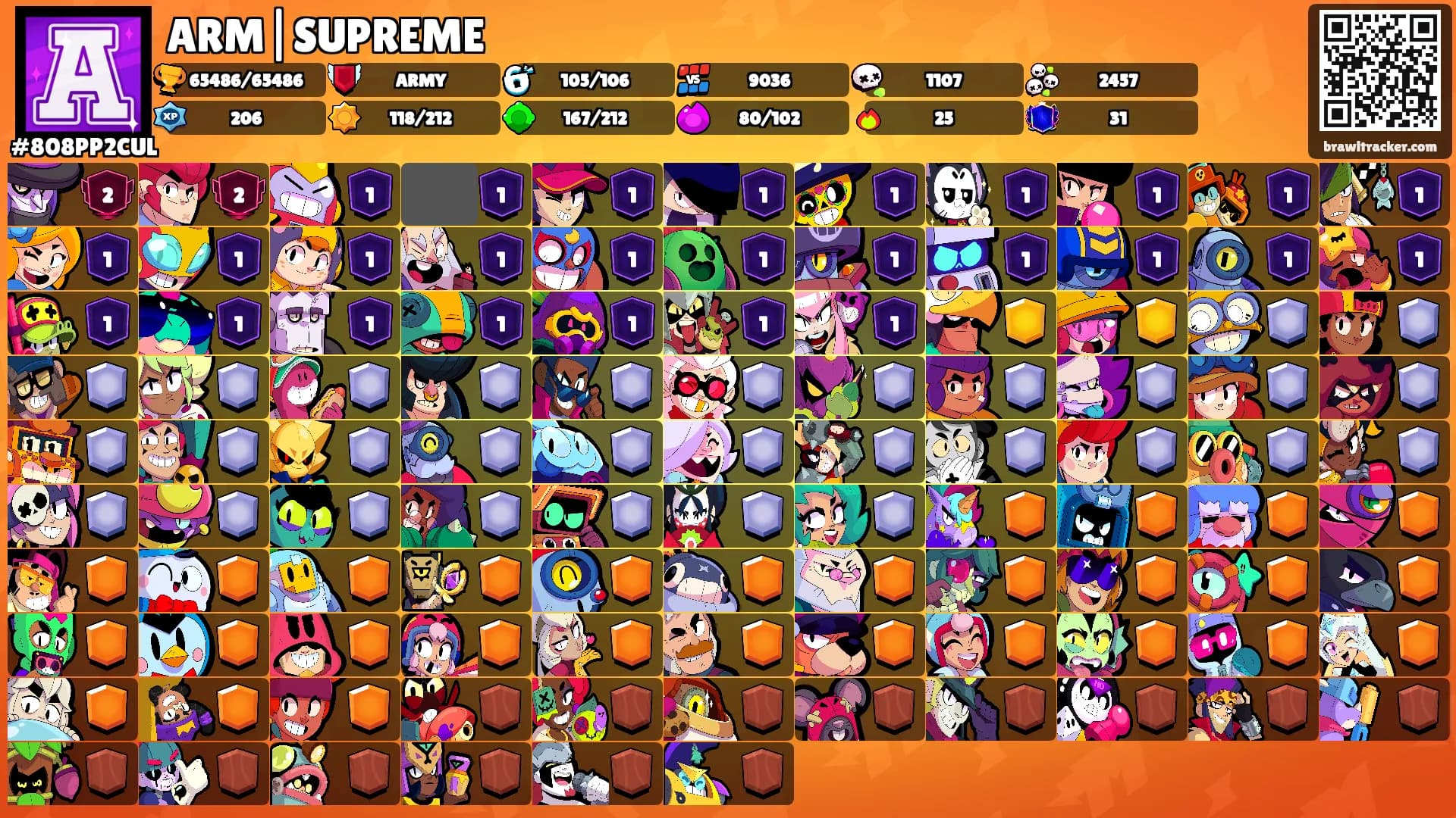 ARM|SUPREME's Ranks