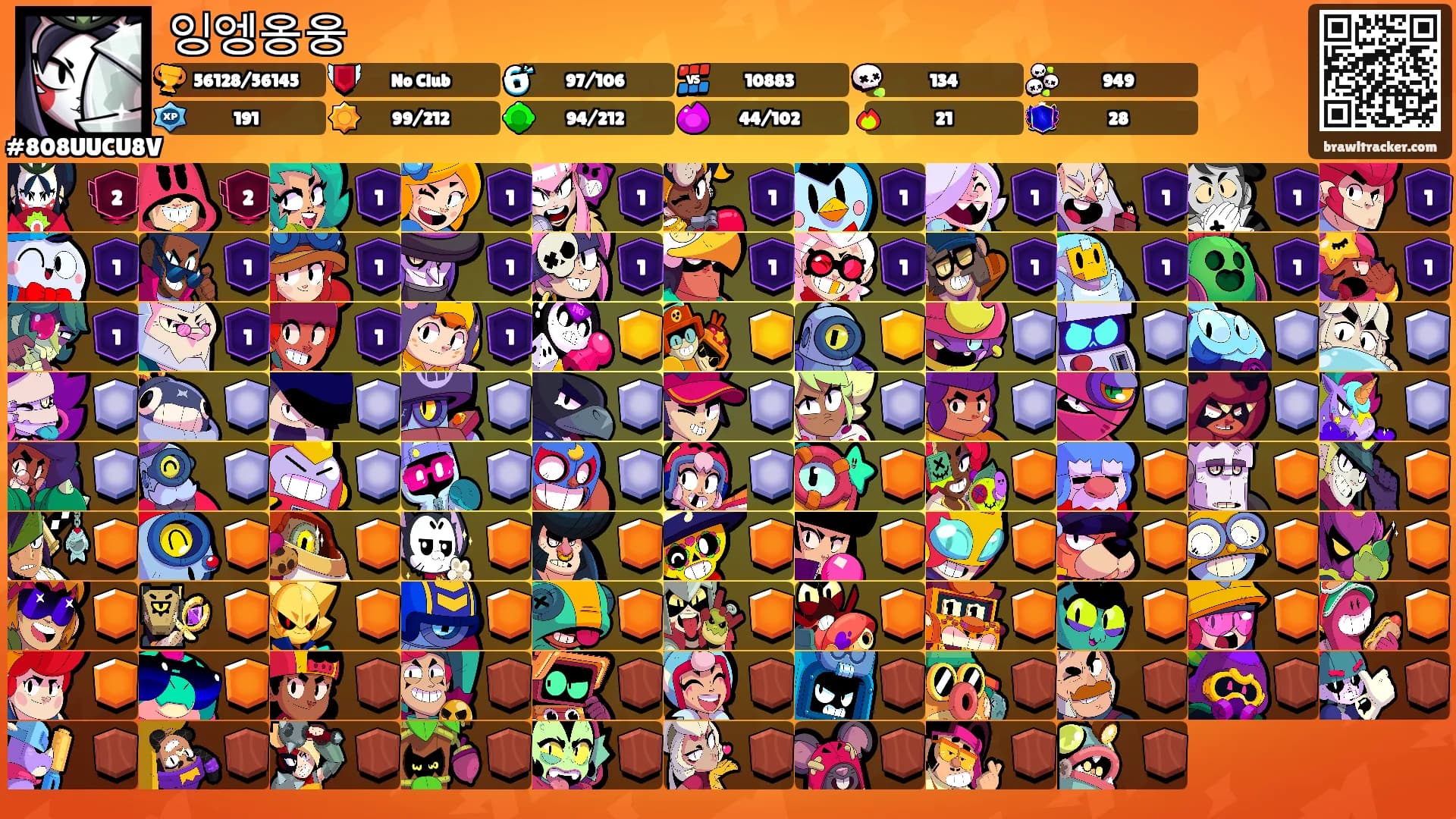 잉엥옹웅's Ranks