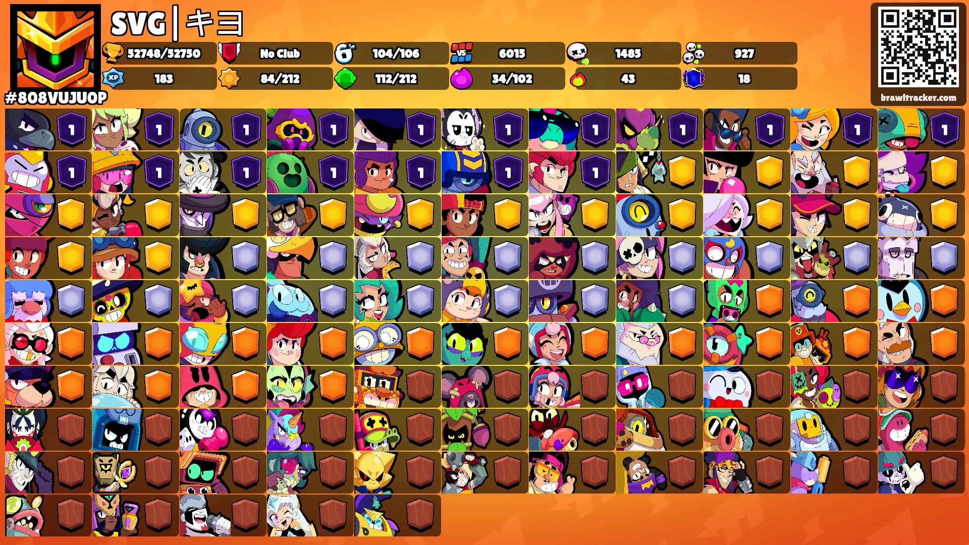 SVG|キヨ's Ranks