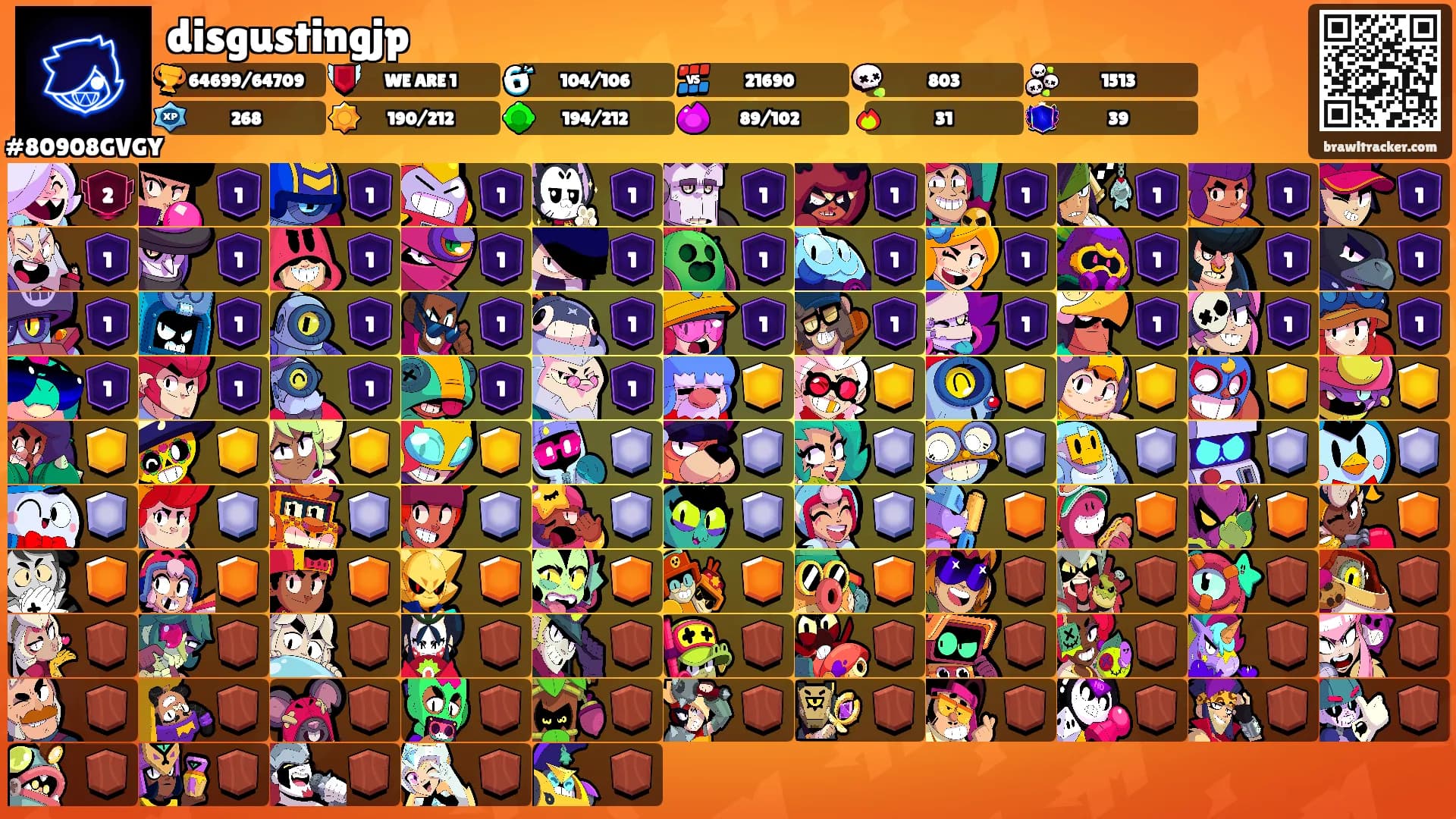 disgustingjp's Ranks