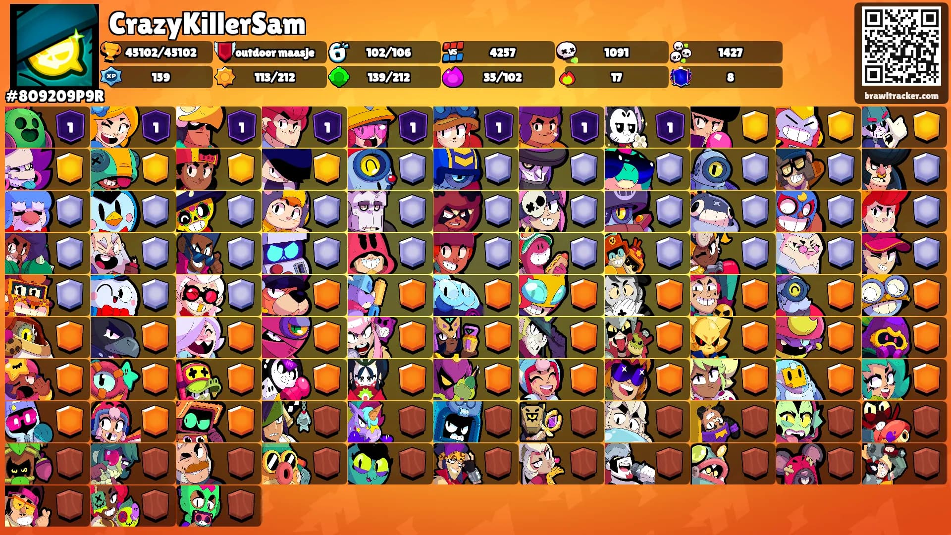 CrazyKillerSam's Ranks