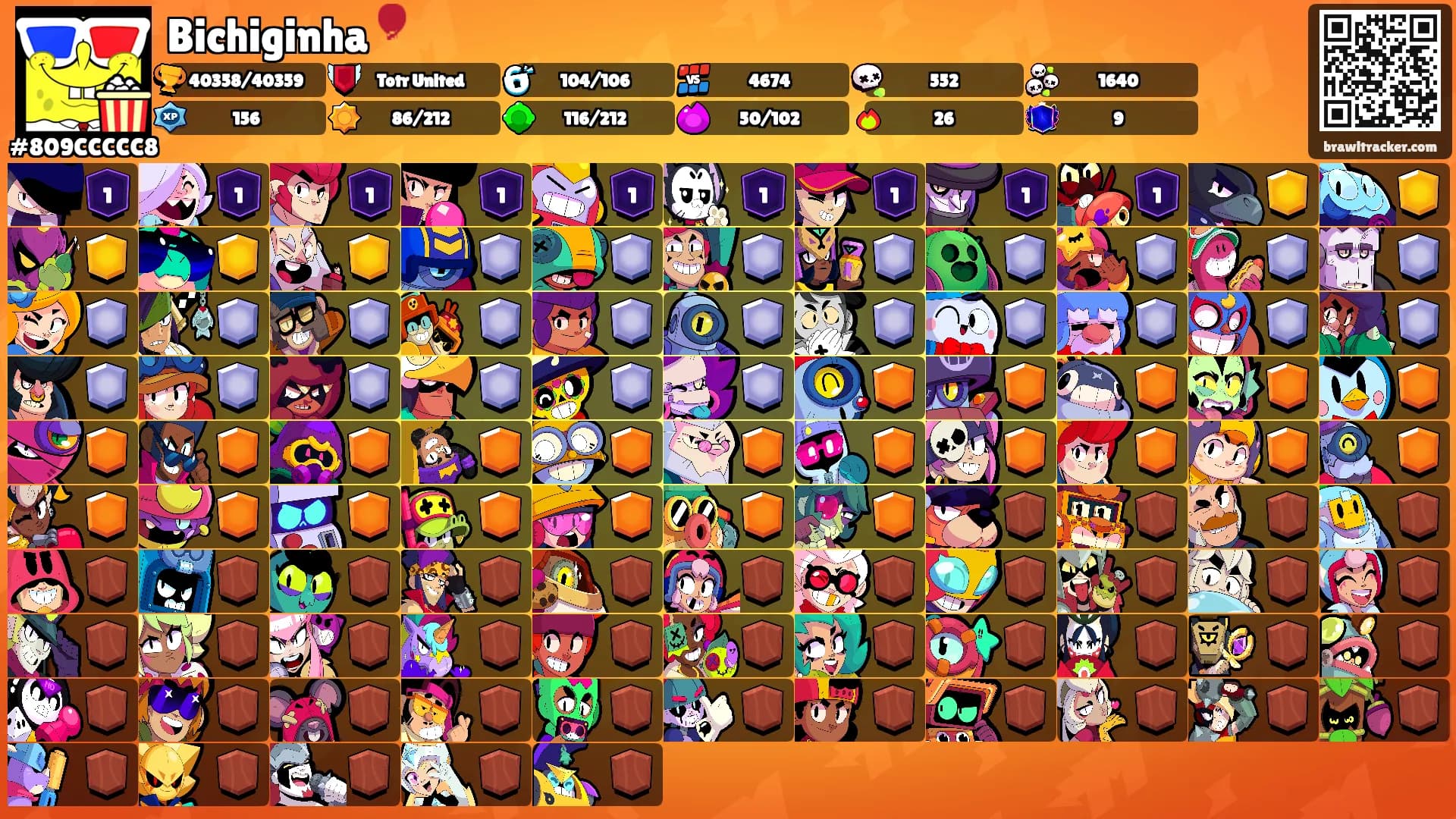 Bichiginha🎈's Ranks