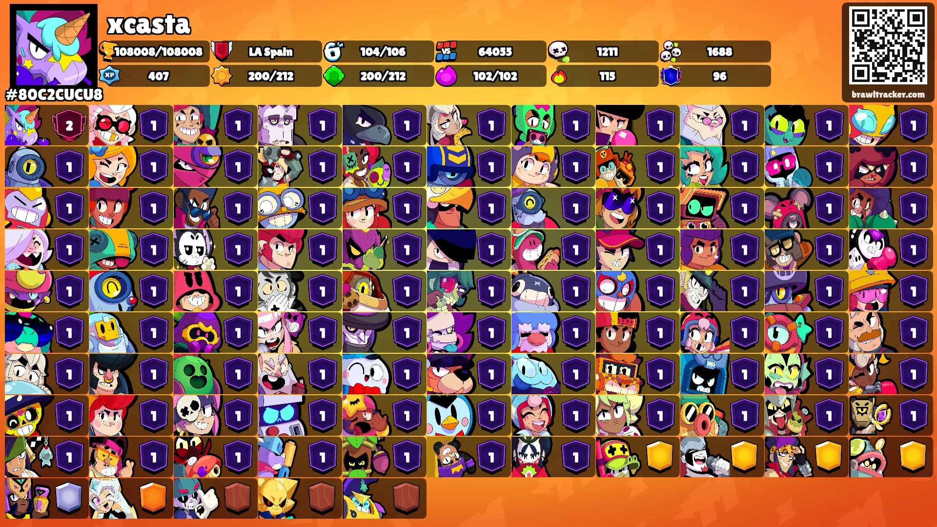 xcasta's Ranks