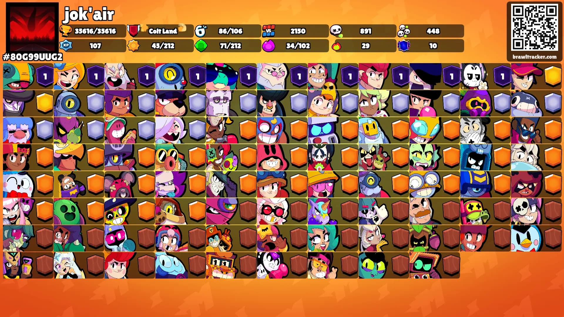 jok'air's Ranks