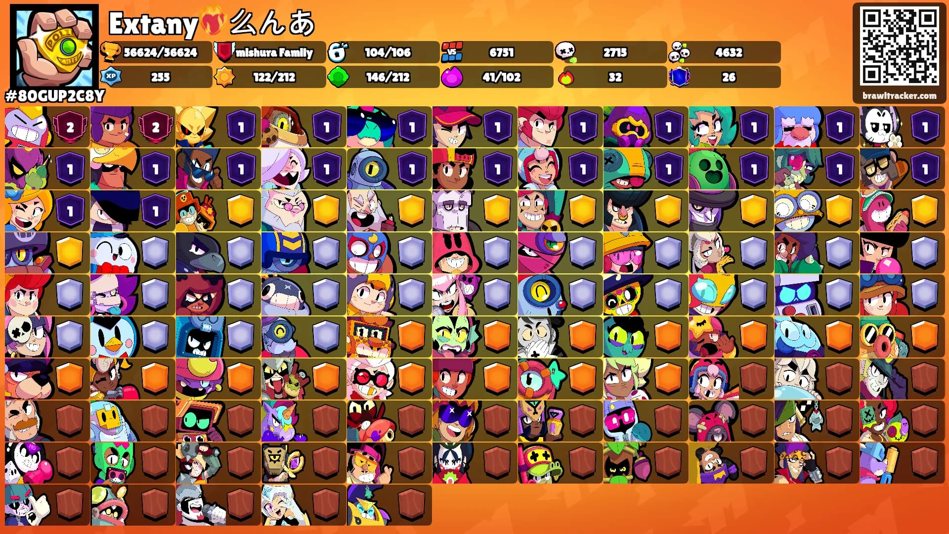 Extany❤️‍🔥么んあ's Ranks