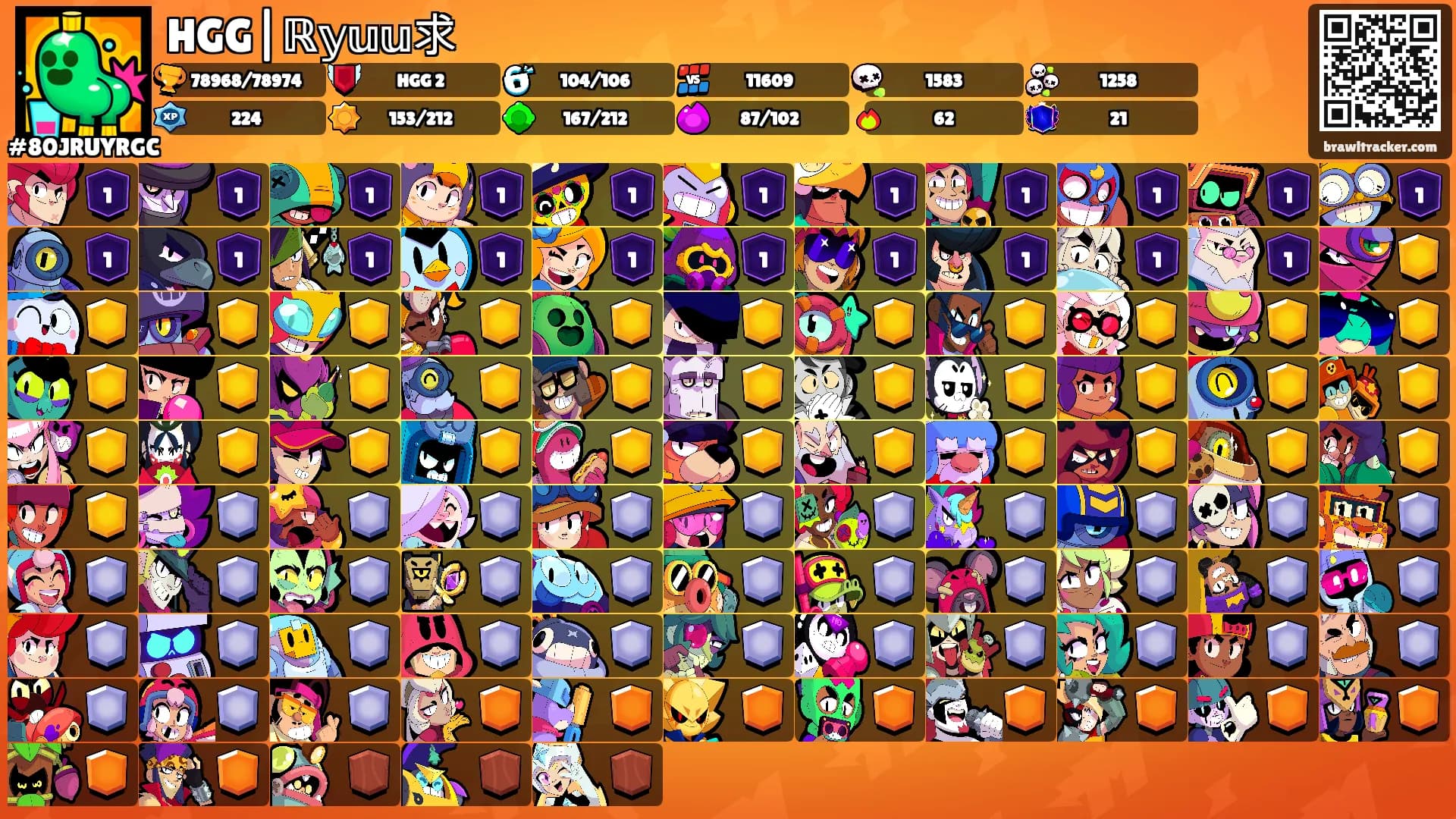 HGG|ℝ𝕪𝕦𝕦求's Ranks