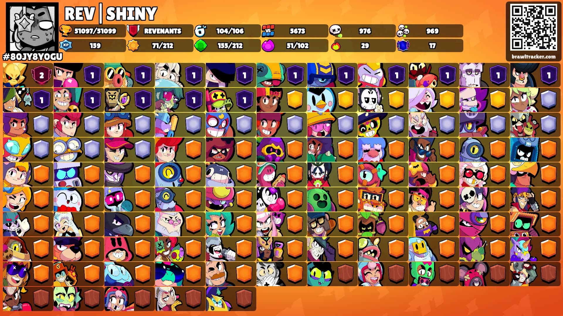 REV|SHINY's Ranks